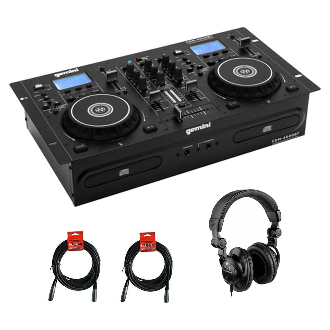 Reproductor de Medios Dual CD/USB Gemini CDM-4000BT