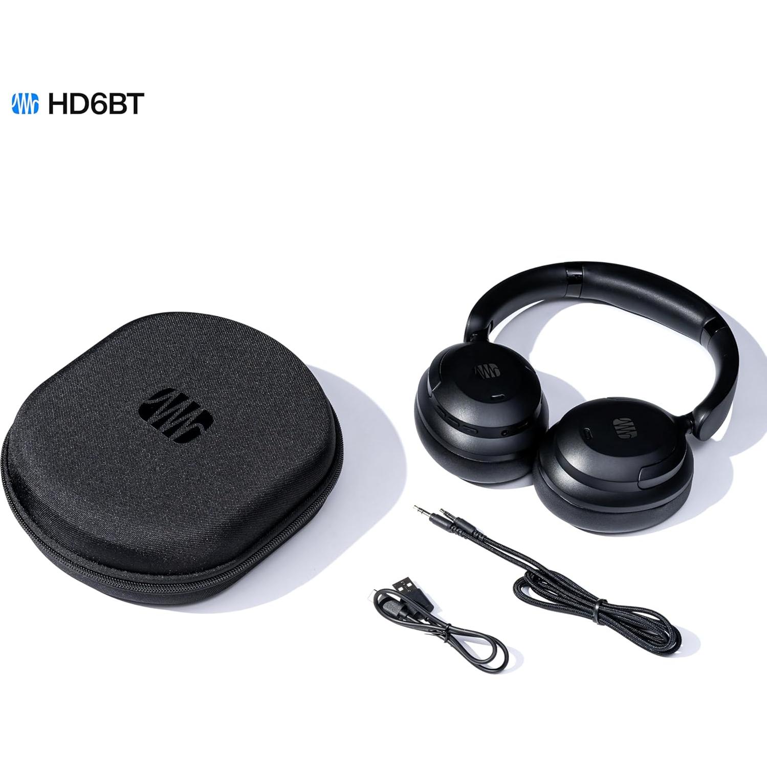 Auriculares Inalámbricos PreSonus Eris HD6BT con ANC, 60h Batería