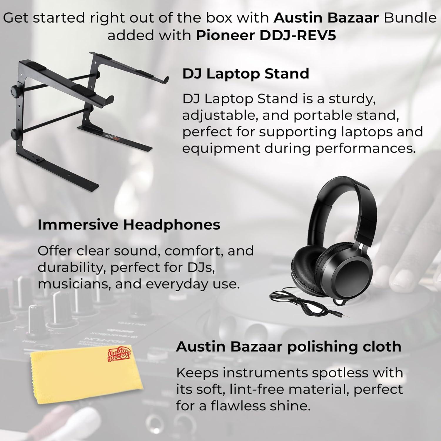 Controlador DJ Pioneer DDJ-REV5 4 Canales con Accesorios