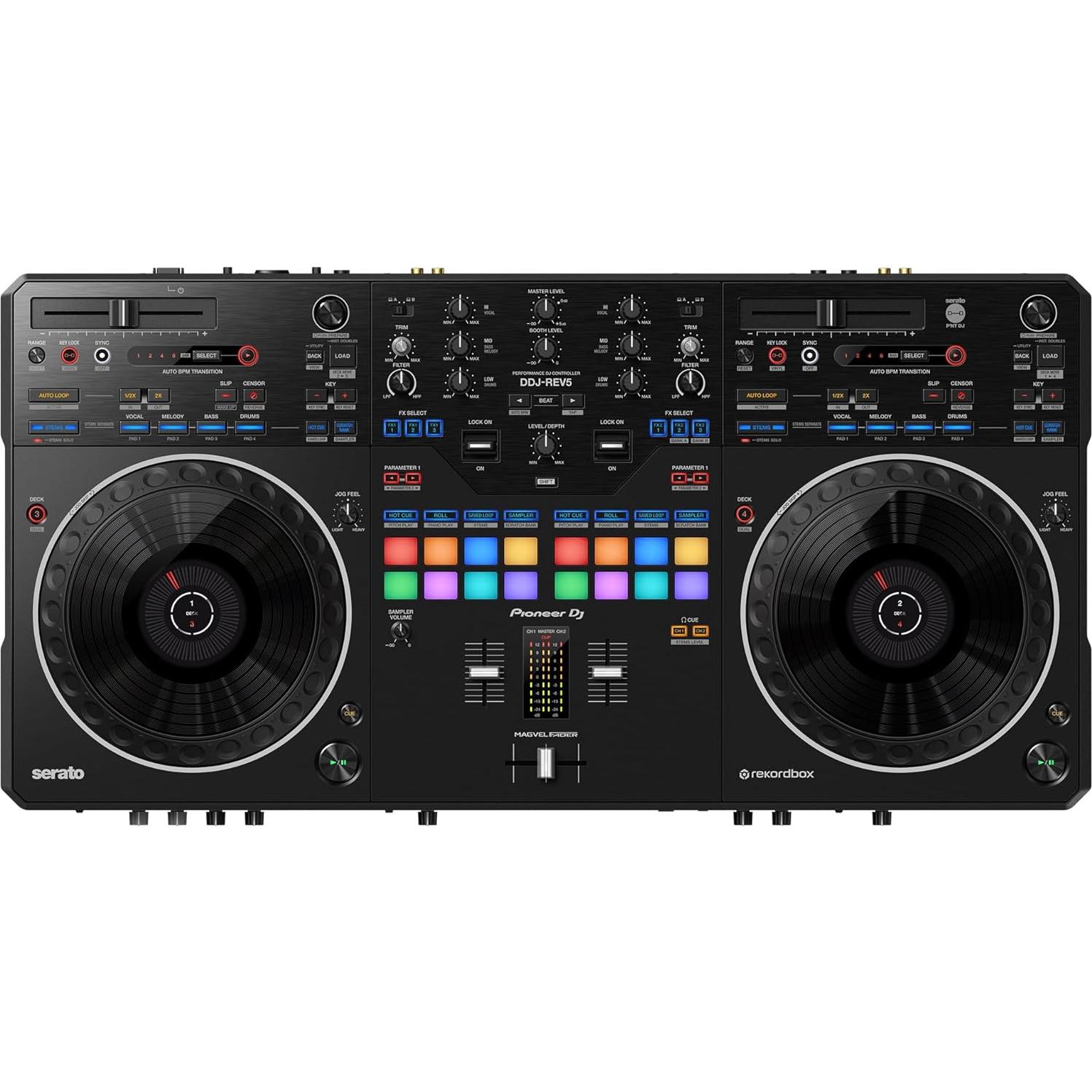 Controlador DJ Pioneer DDJ-REV5 4 Canales con Accesorios