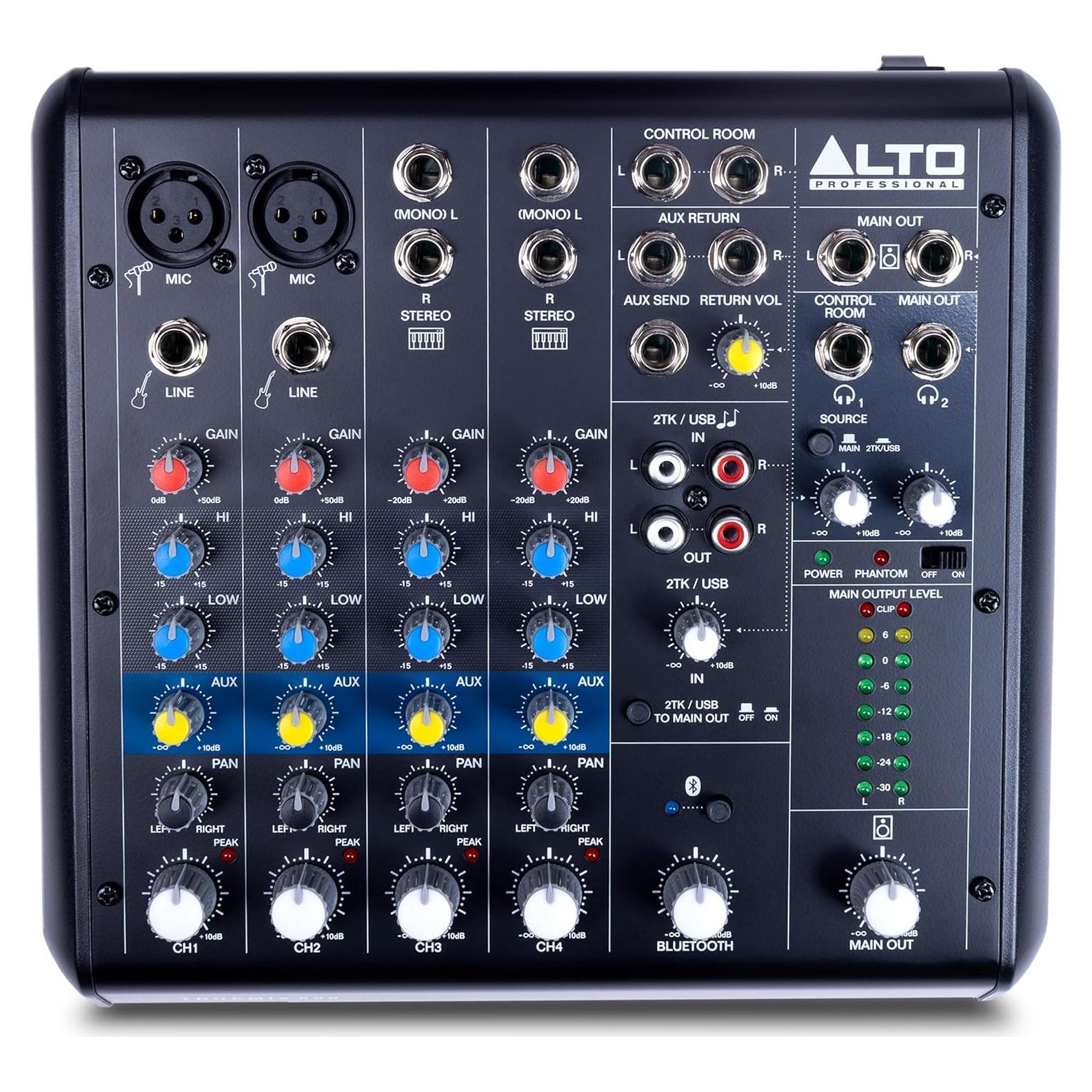 Mezclador de Audio ALTO TrueMix 600 con Bluetooth y USB