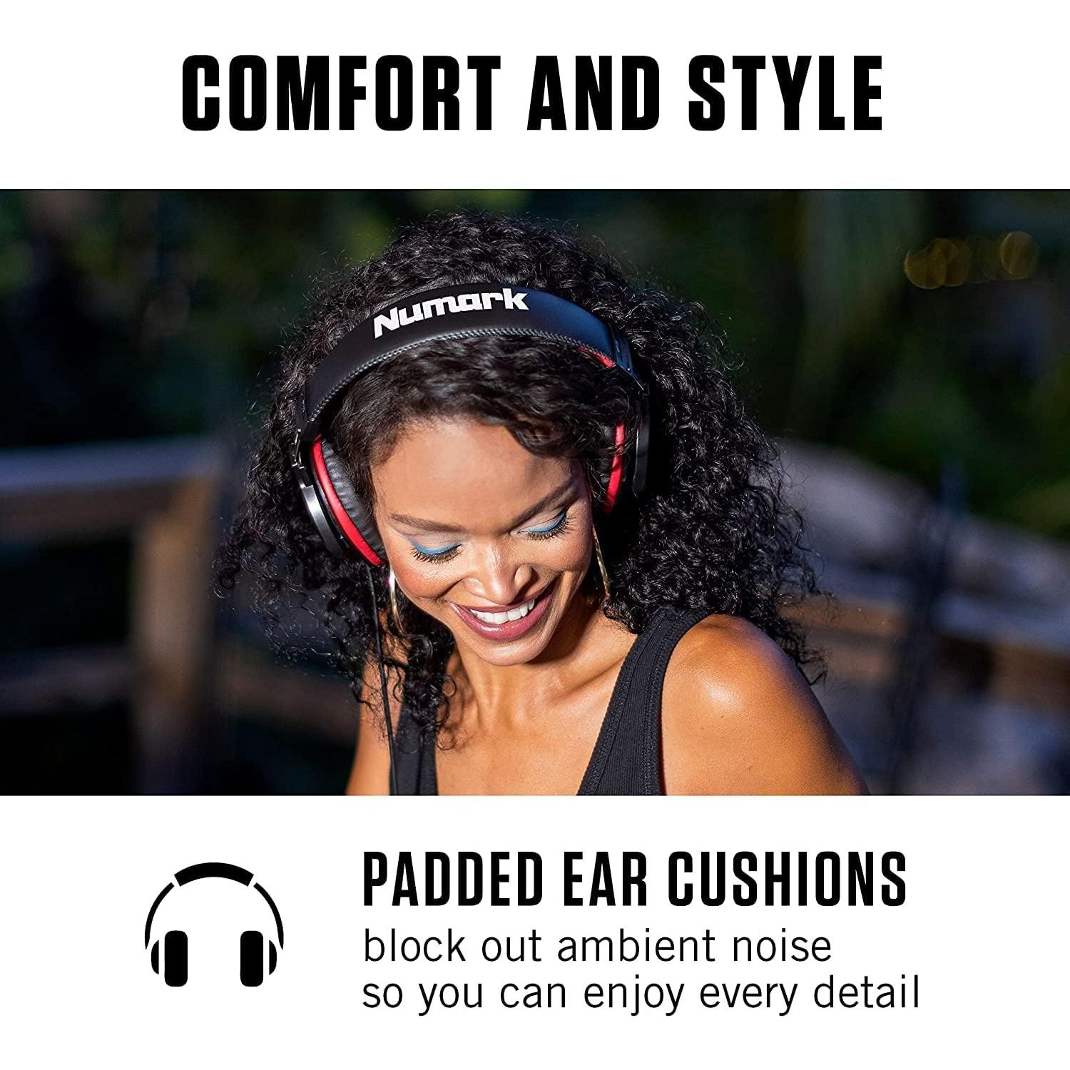 Controlador DJ Numark Mixtrack Platinum FX con Auriculares HF175