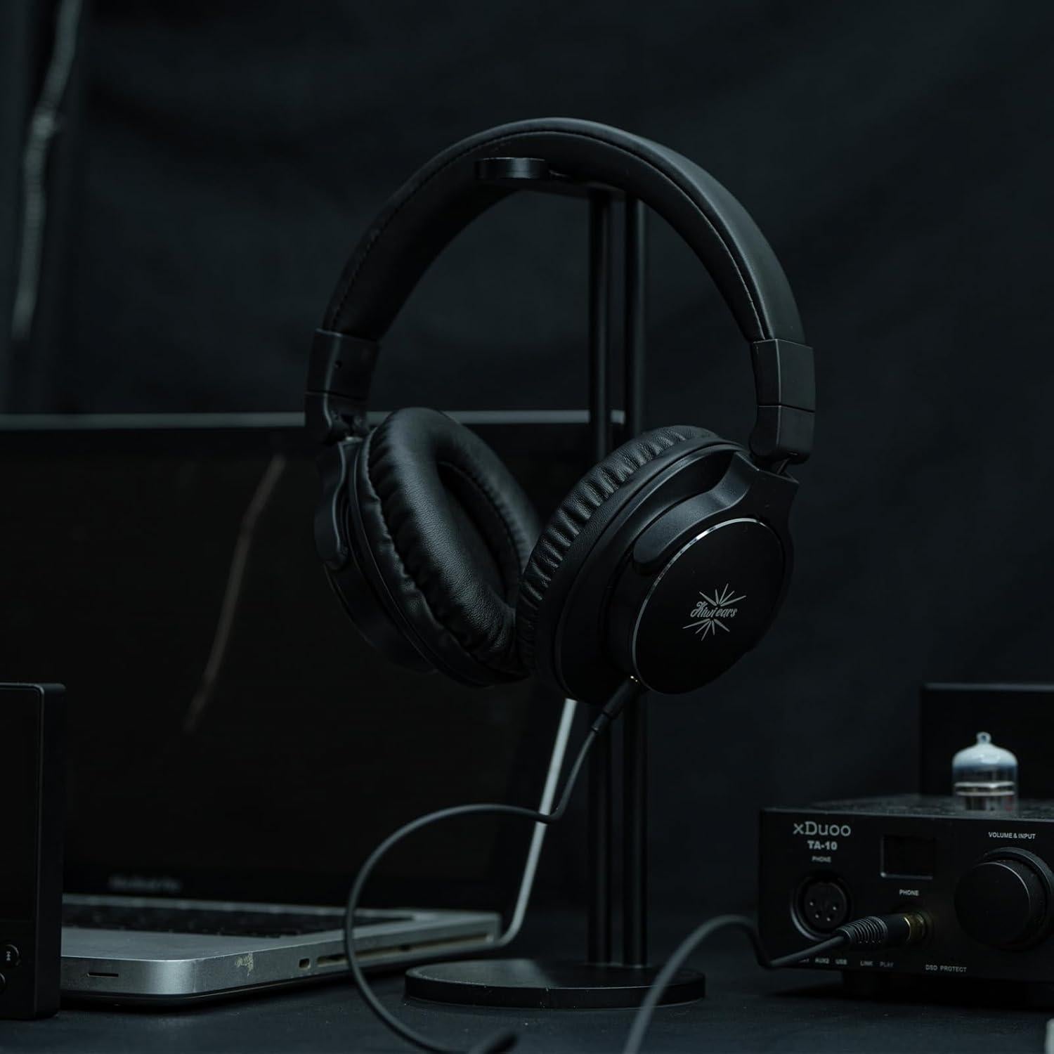 Auriculares Linsoul Kiwi Ears Division 40mm Monitoreo Negro