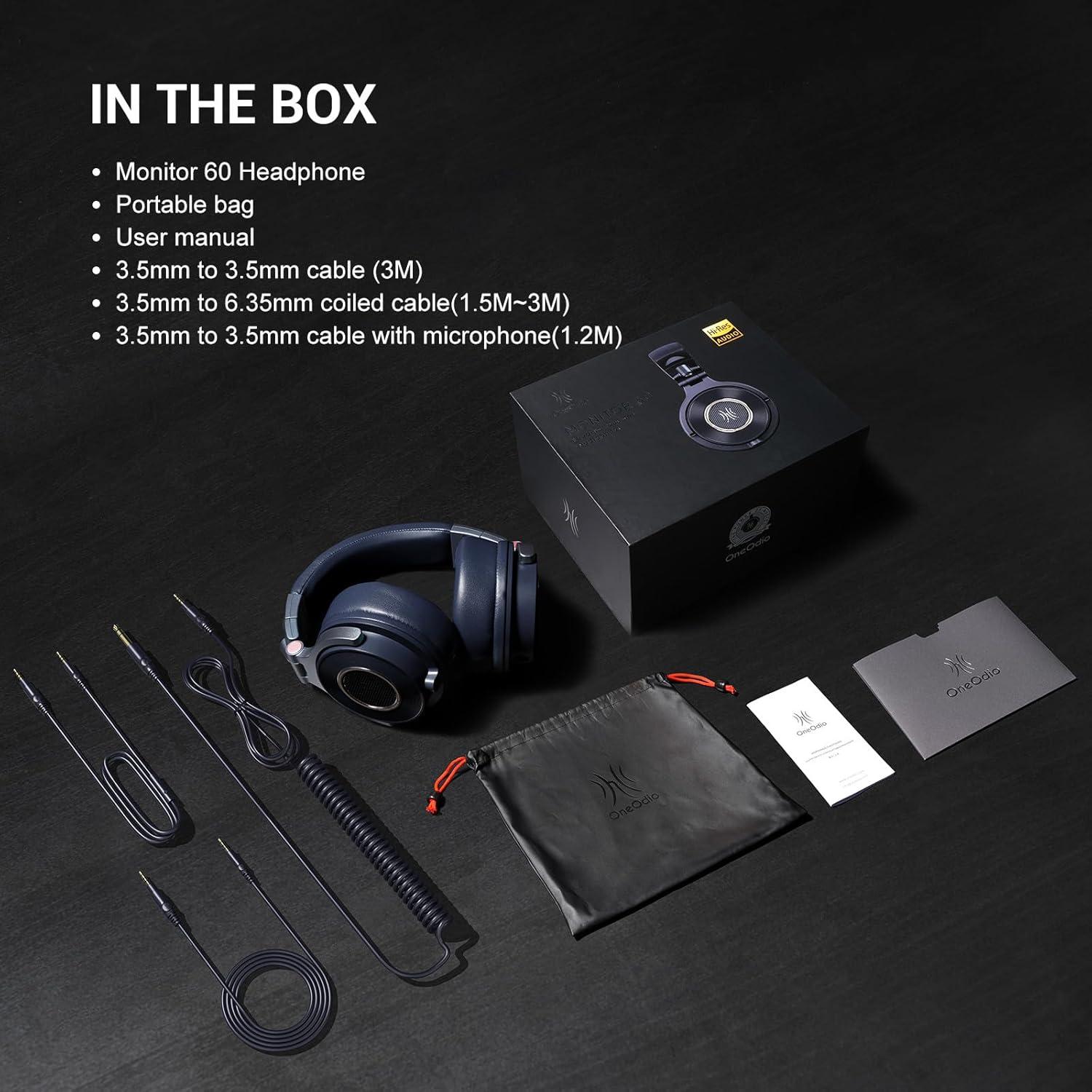 Auriculares OneOdio Monitor 60 Over Ear con Cable 3.5mm Azul Marino