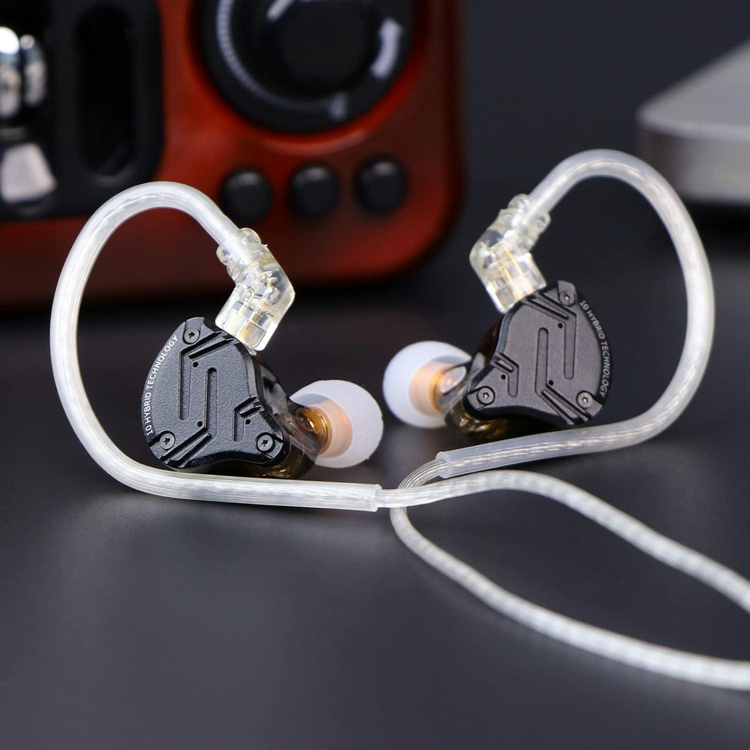 Auriculares In-Ear KZ ZS10 PRO X HiFi 1DD+4BA con Mic
