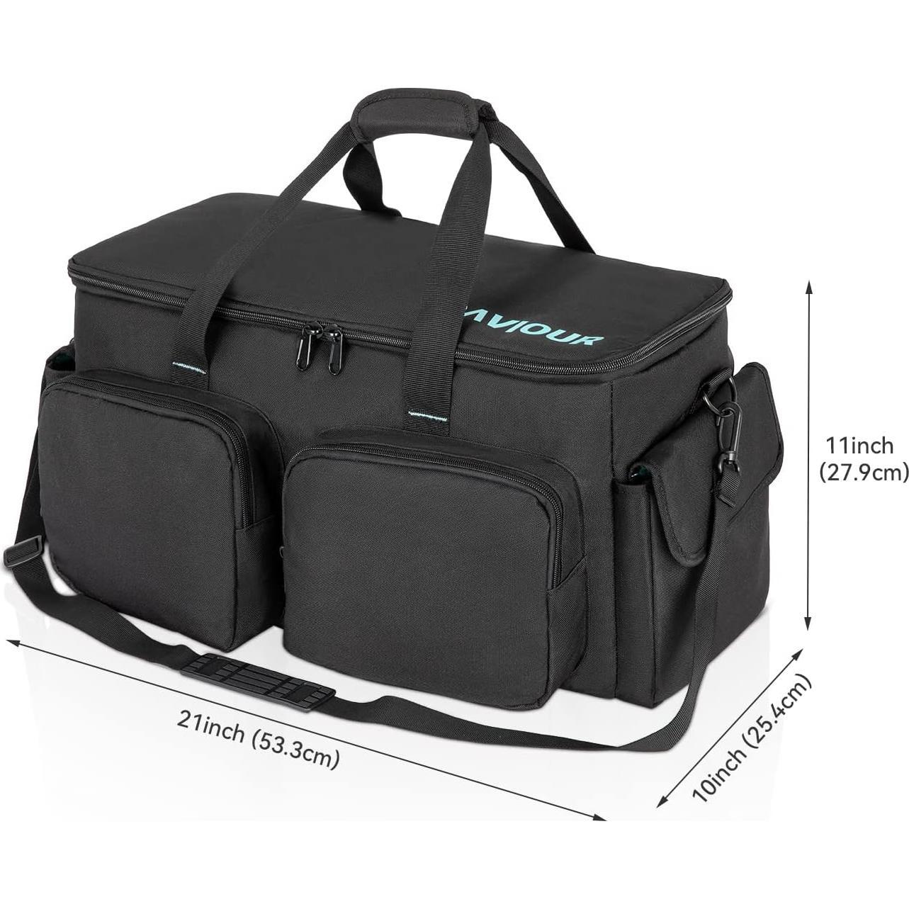 Bolsa de Cables DJ Saviour Azul - Acolchada y Ajustable