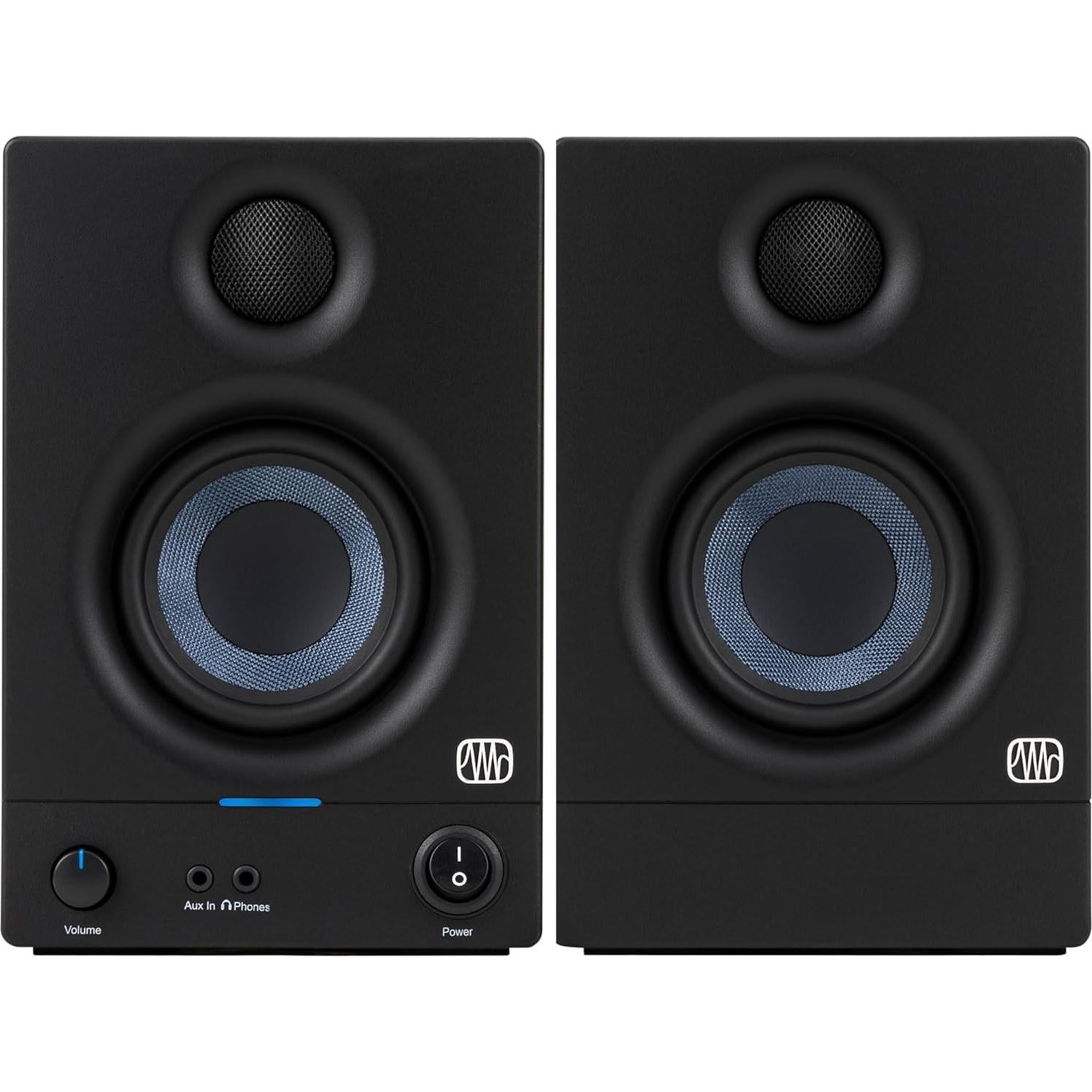 Interfaz de Audio PreSonus AudioBox 96 + Monitores Eris 3.5 + Auriculares HD7