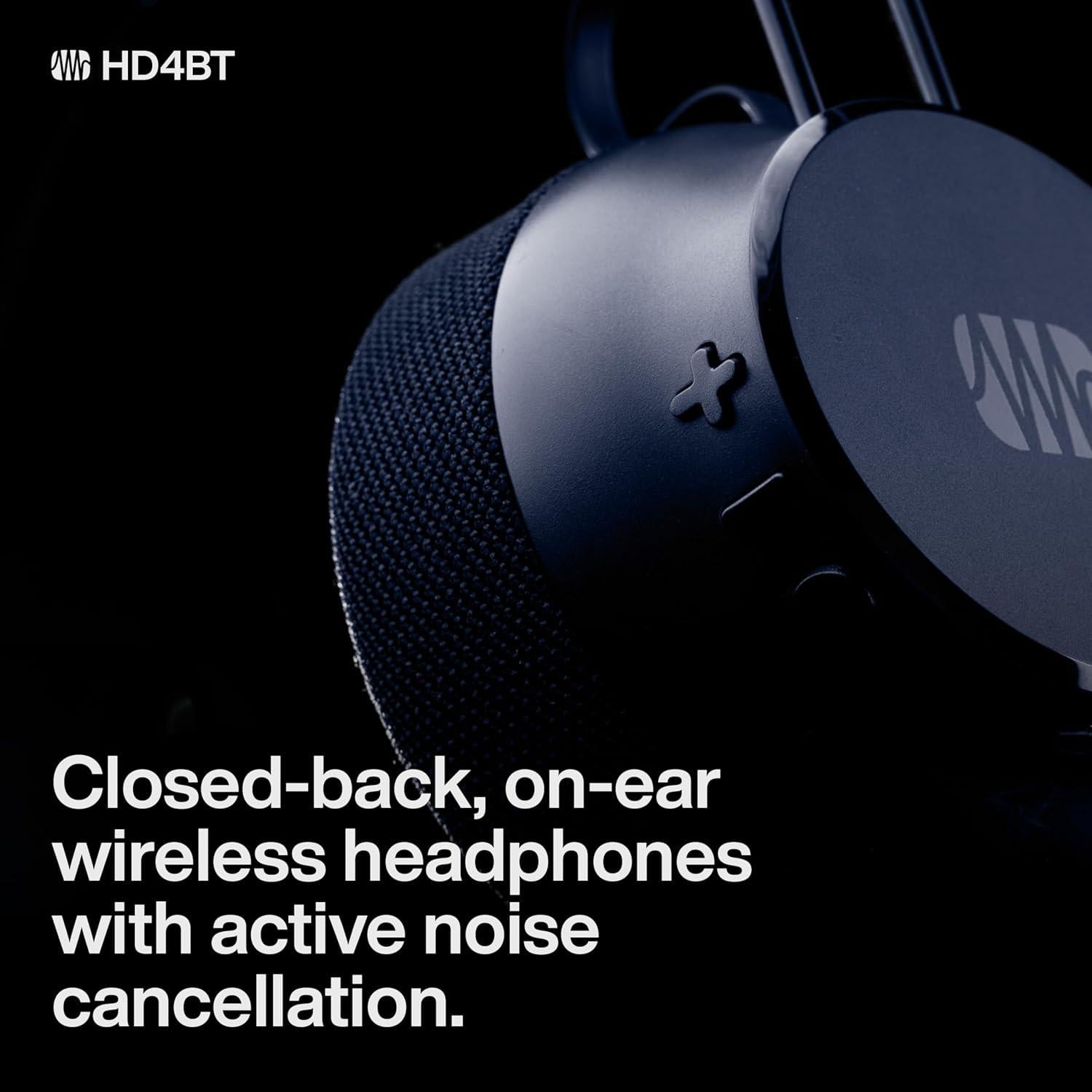 Auriculares In-Ear Inalámbricos PreSonus HD4BT Azul - Bluetooth, ANC, 60h Batería