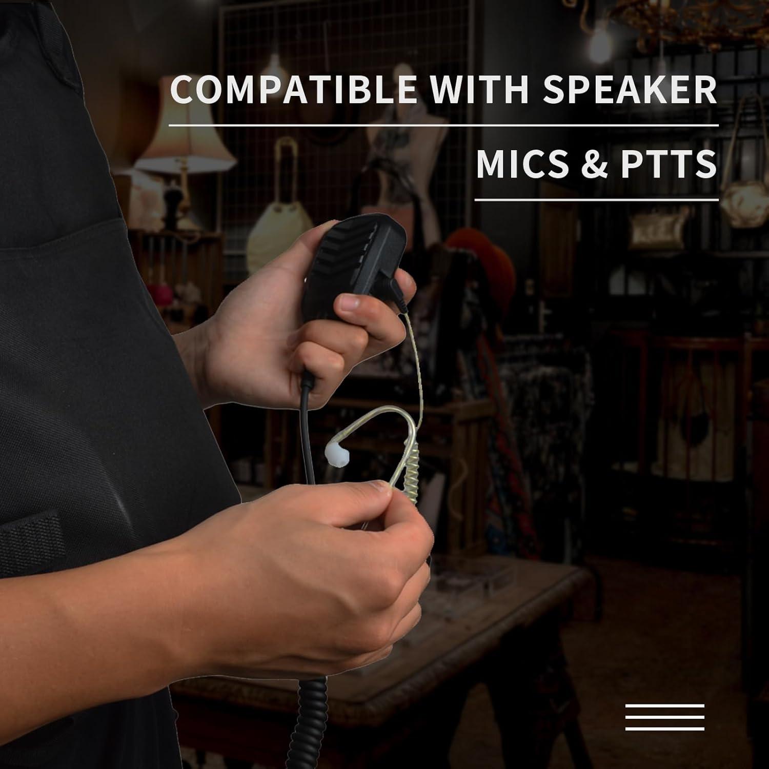 Auricular UAYESOK ET01 3.5mm para Micrófono de Radio - Compacto y Ligero