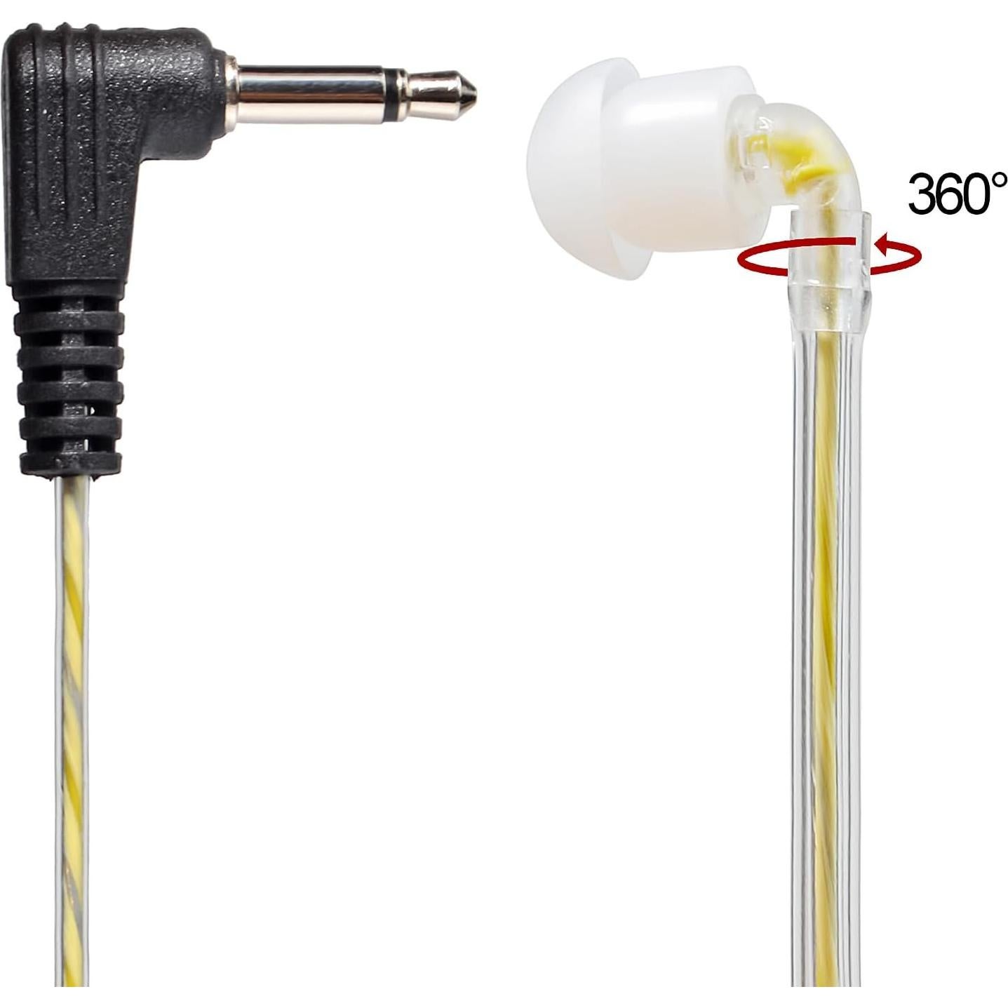 Auricular UAYESOK ET01 3.5mm para Micrófono de Radio - Compacto y Ligero