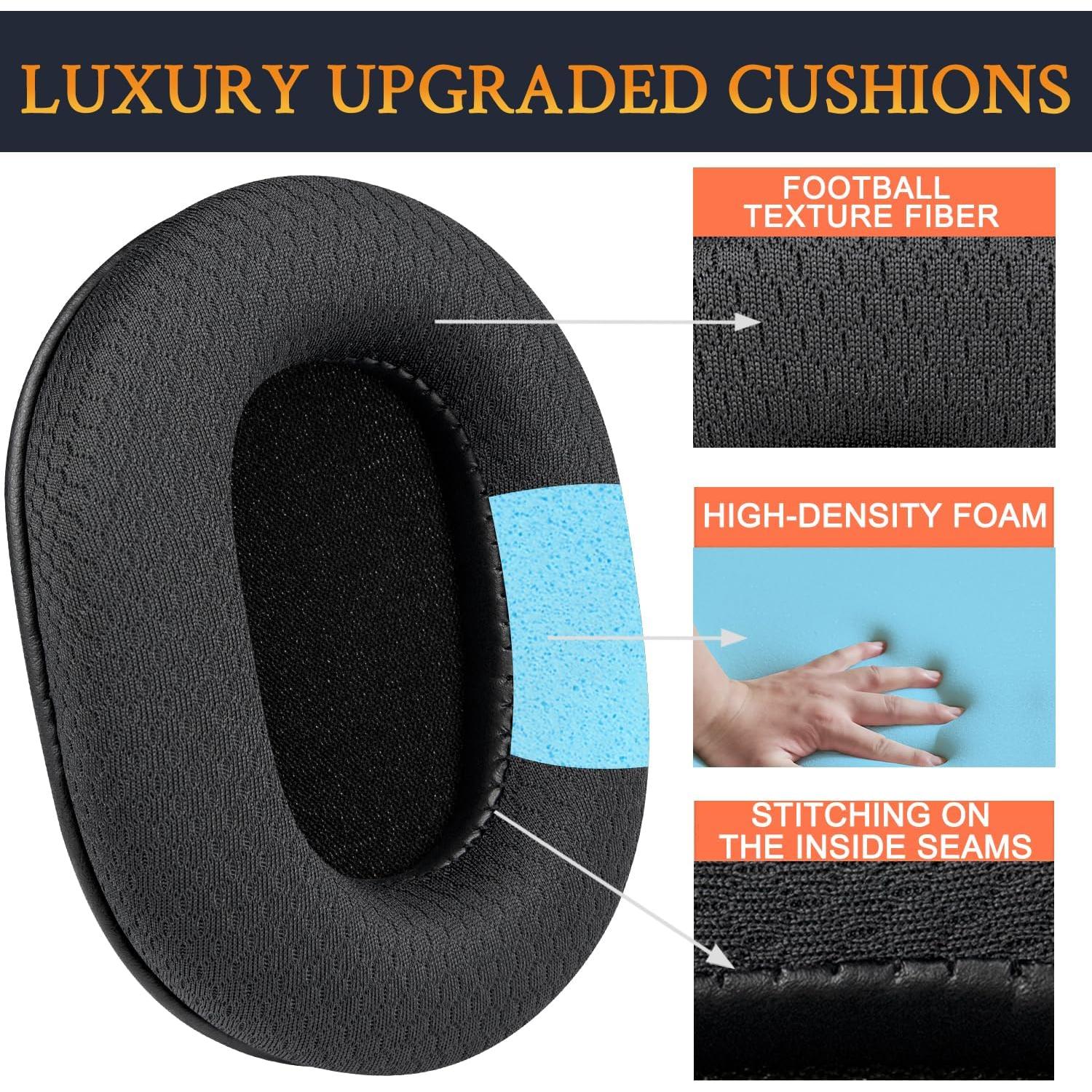 Almohadillas de Reemplazo SOULWIT para Auriculares Audio Technica M50X