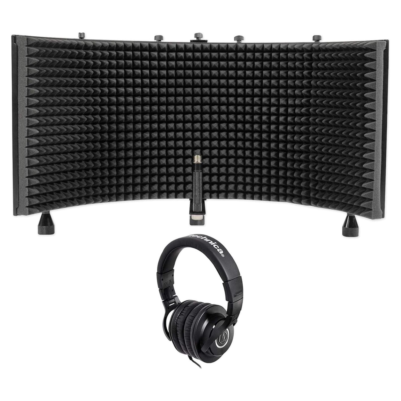 Auriculares de Estudio Audio-Technica ATH-M40x + Escudo Rockville