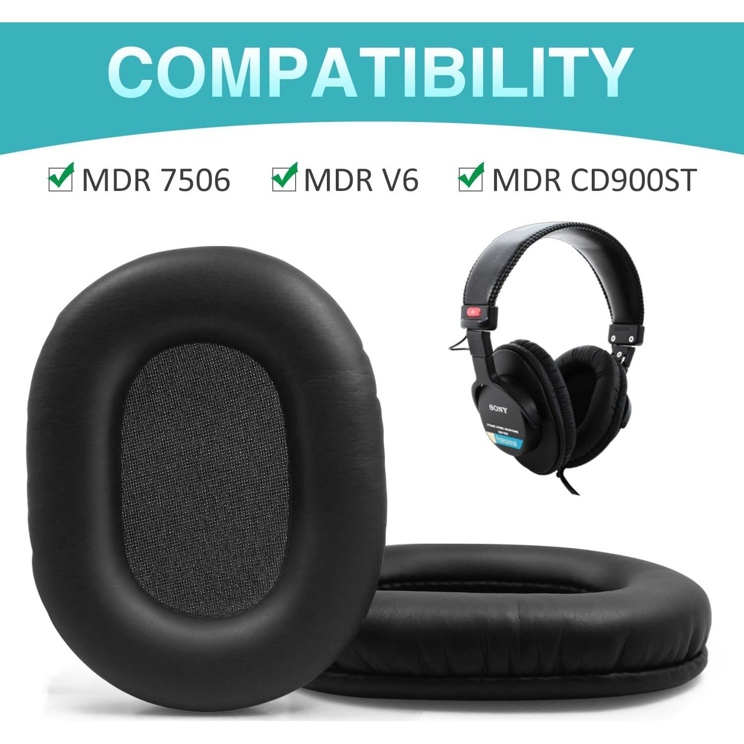 Almohadillas de Reemplazo Niukeke para Sony MDR-7506, V6, CD900ST