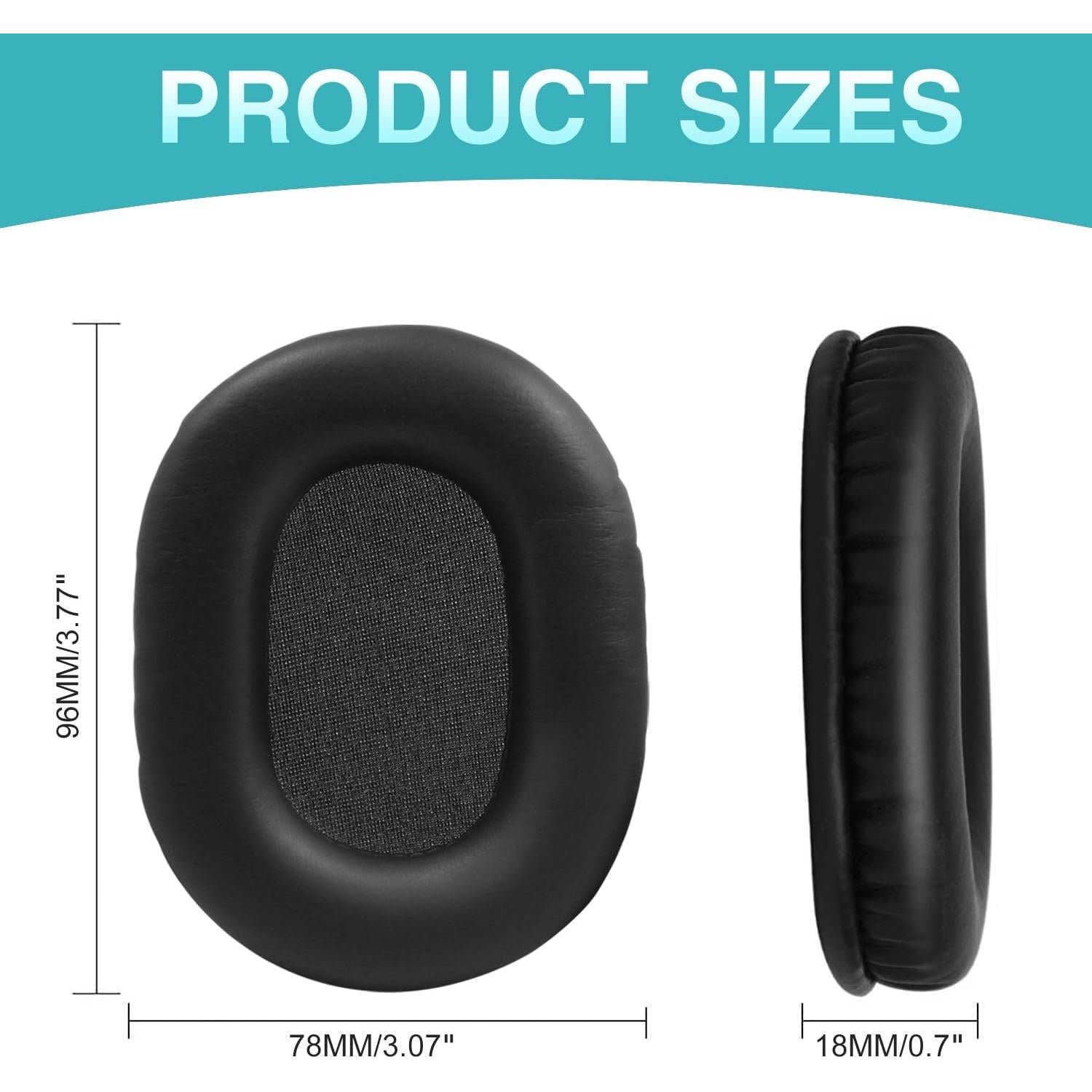 Almohadillas de Reemplazo Niukeke para Sony MDR-7506, V6, CD900ST