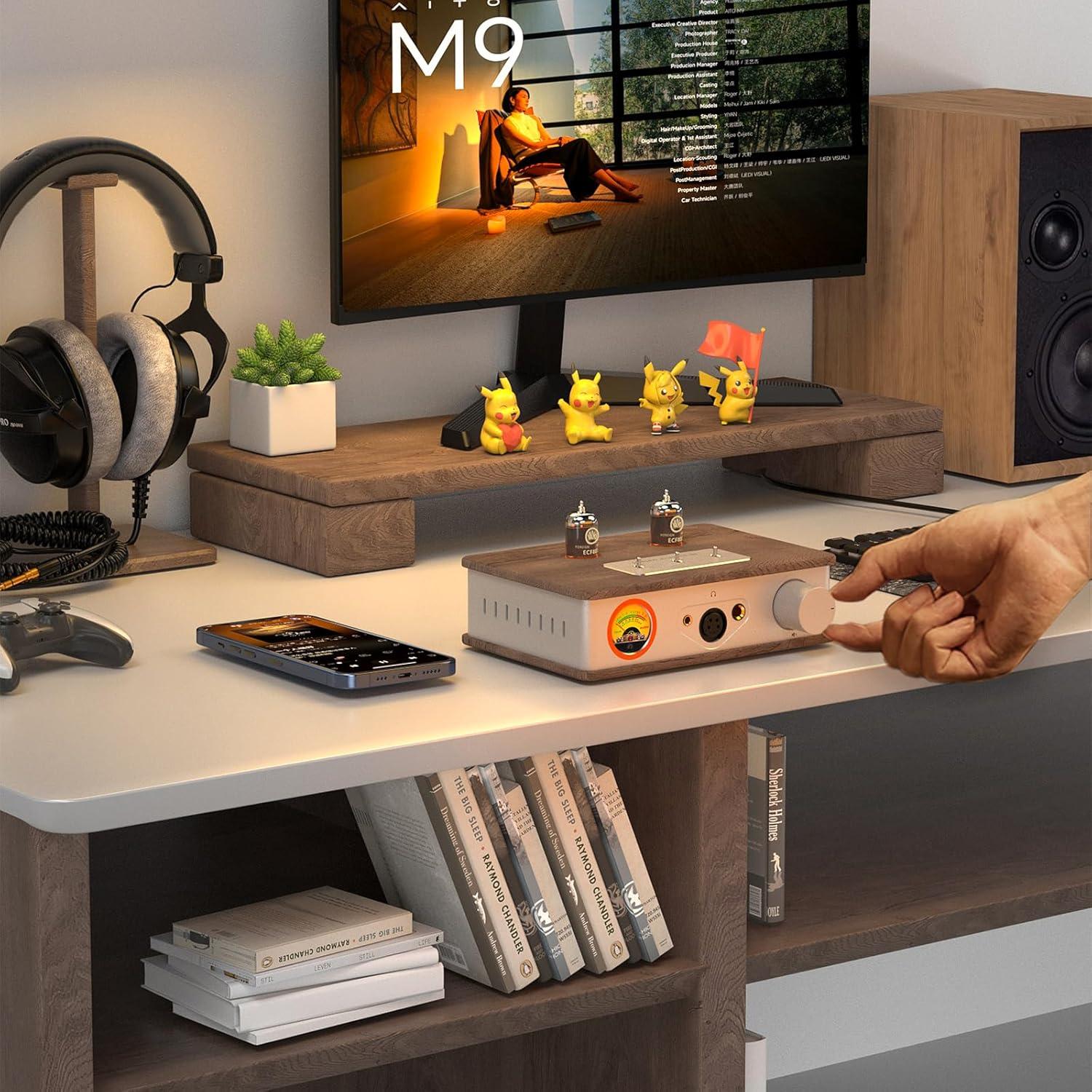 Amplificador de Auriculares Douk Audio E2 con Tubos Valvo