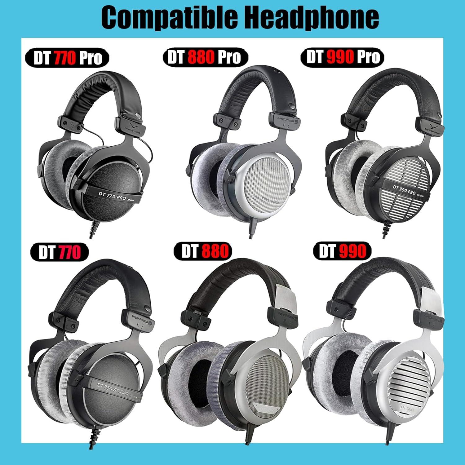 Almohadillas de Reemplazo Beyerdynamic DT 770 Pro Terciopelo