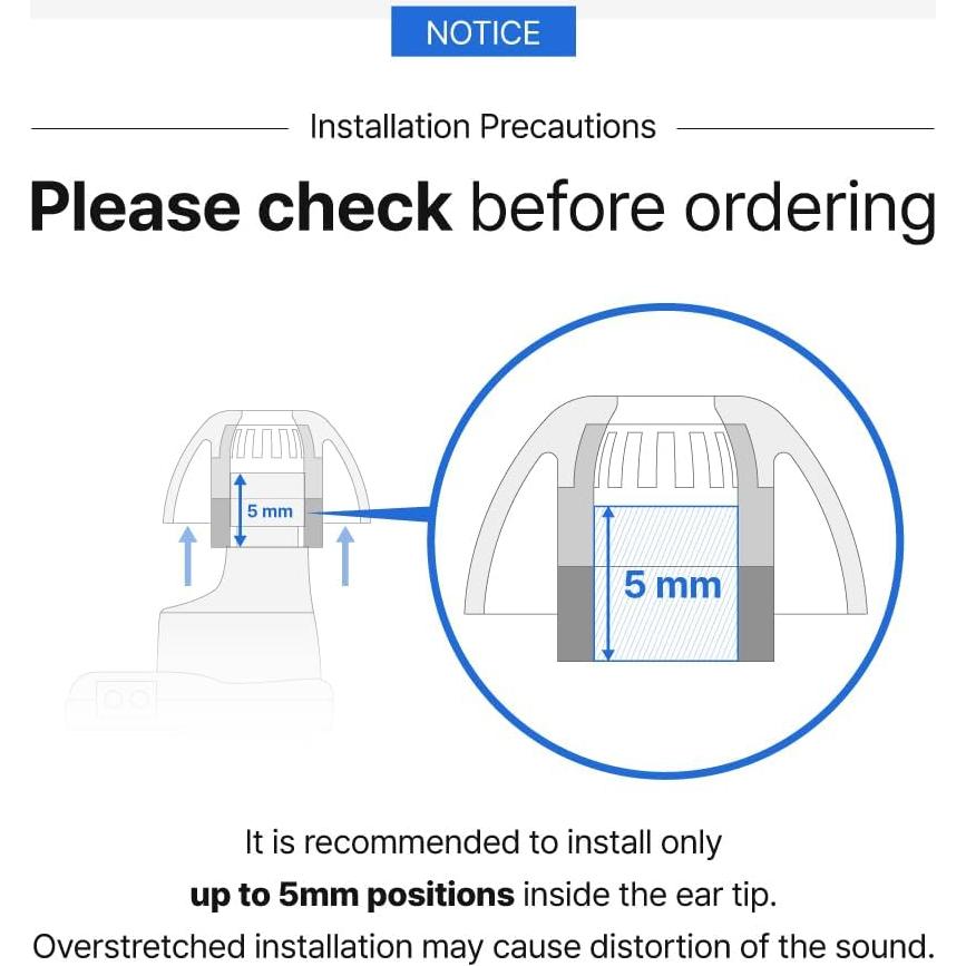 Conjunto de Puntas de Oído LEPIC Nuon Boost y Clear S/M