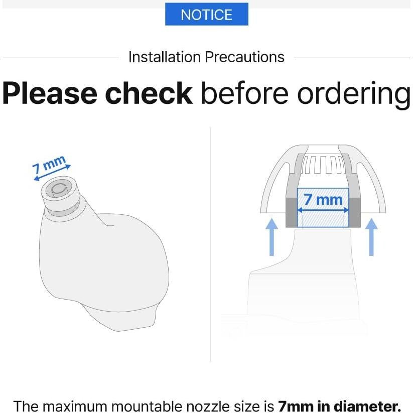 Conjunto de Puntas de Oído LEPIC Nuon Boost y Clear S/M