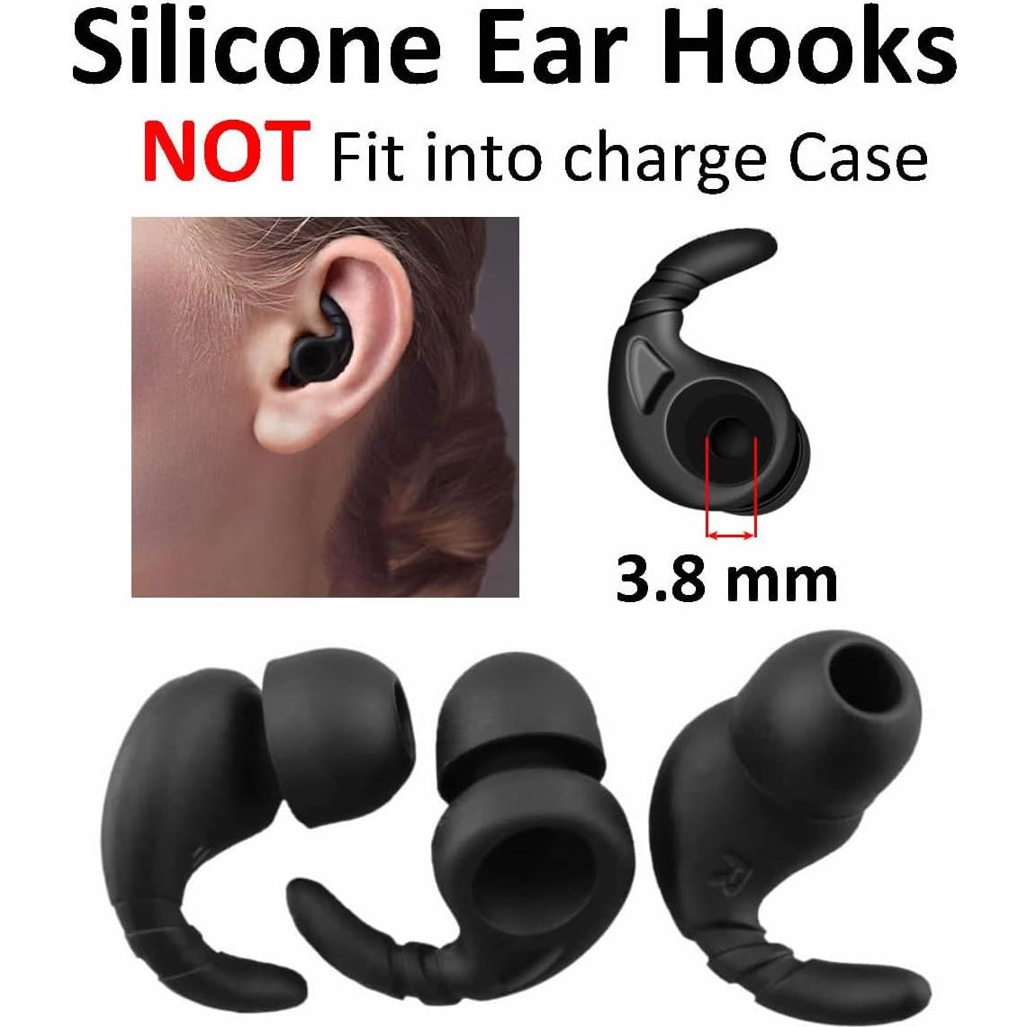 Ganchos para oídos A-Focus para Beats Studio Buds+ - 2 pares