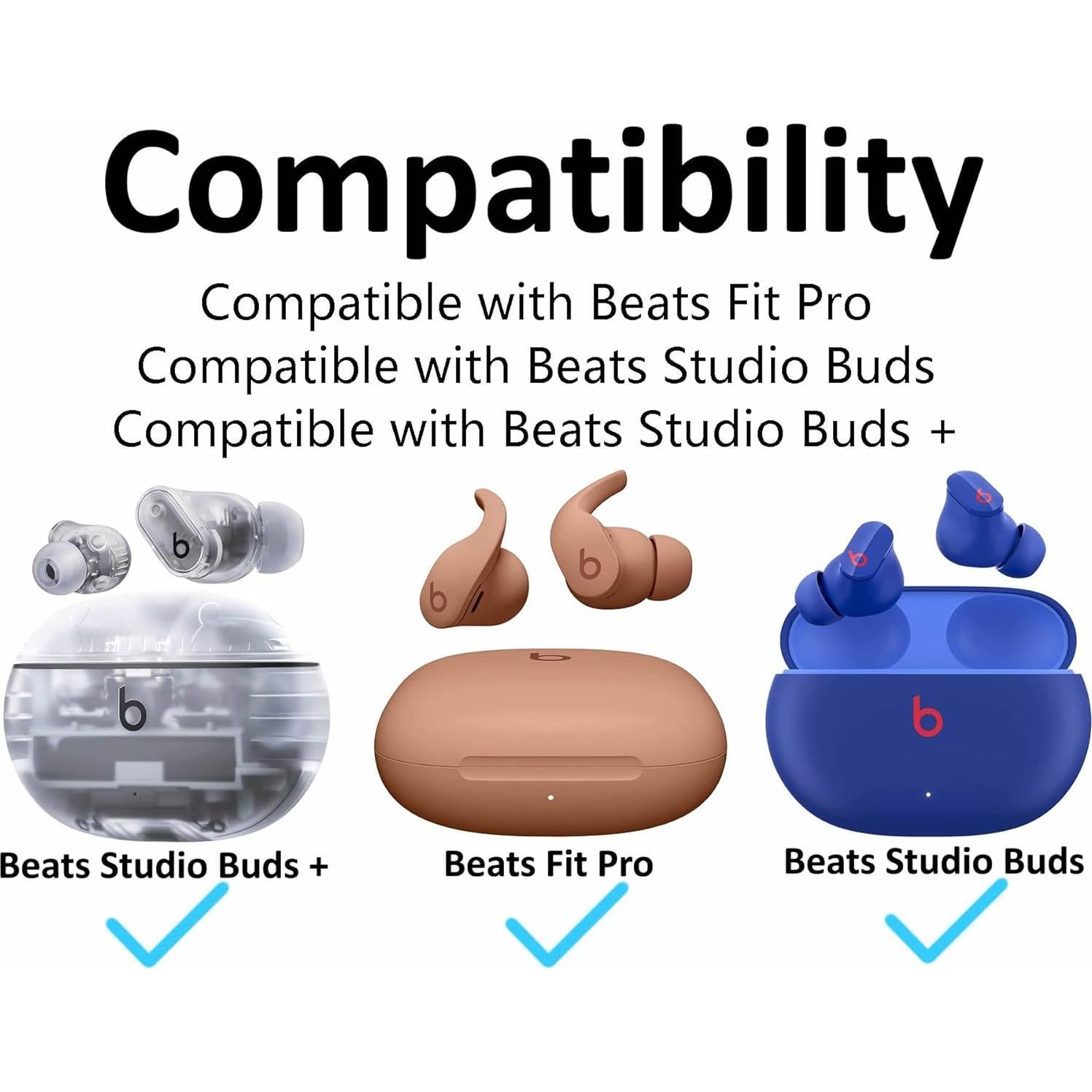 Puntas de Oído A-Focus para Beats Studio Buds - 6 Pares