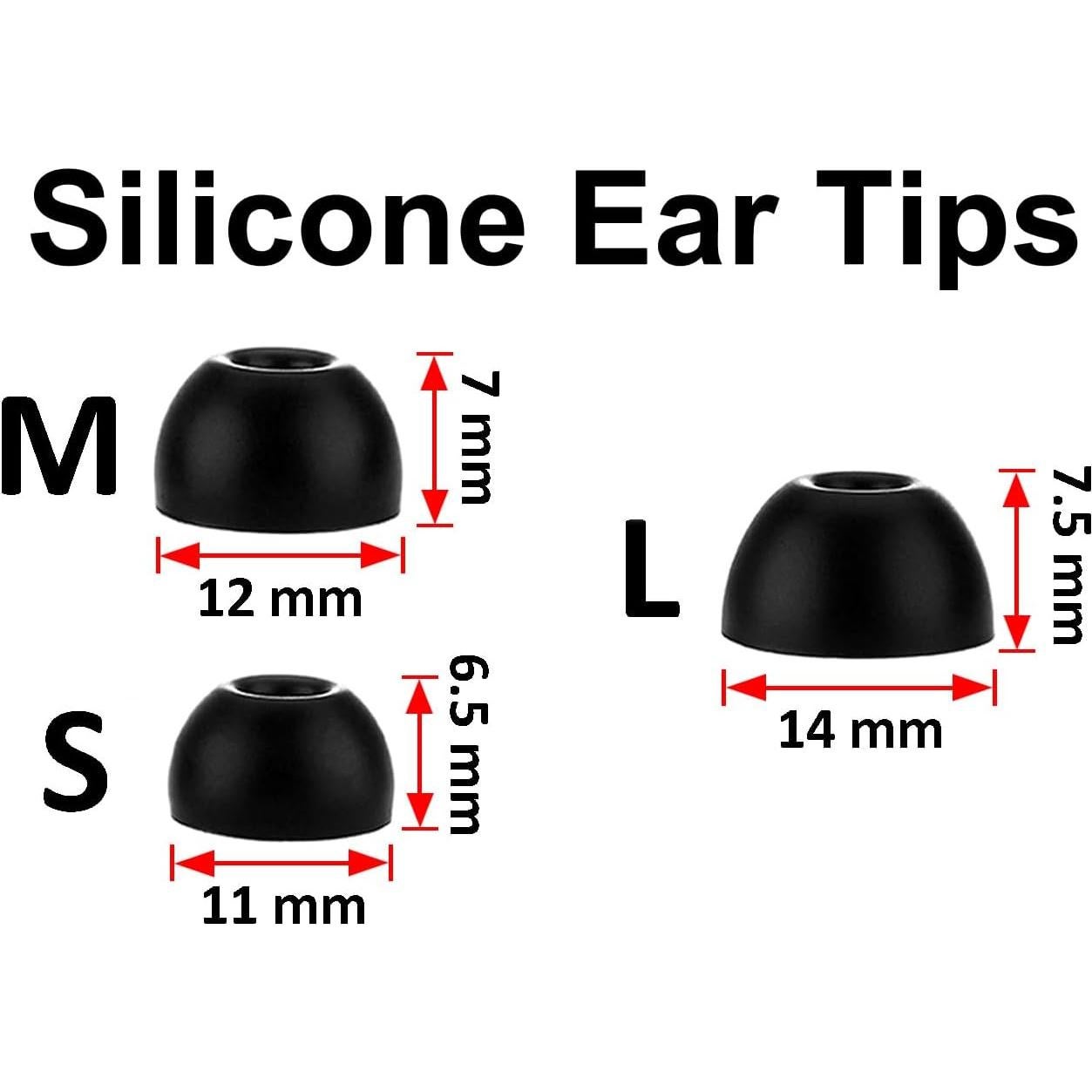 Puntas de Oído A-Focus para Beats Studio Buds - 6 Pares