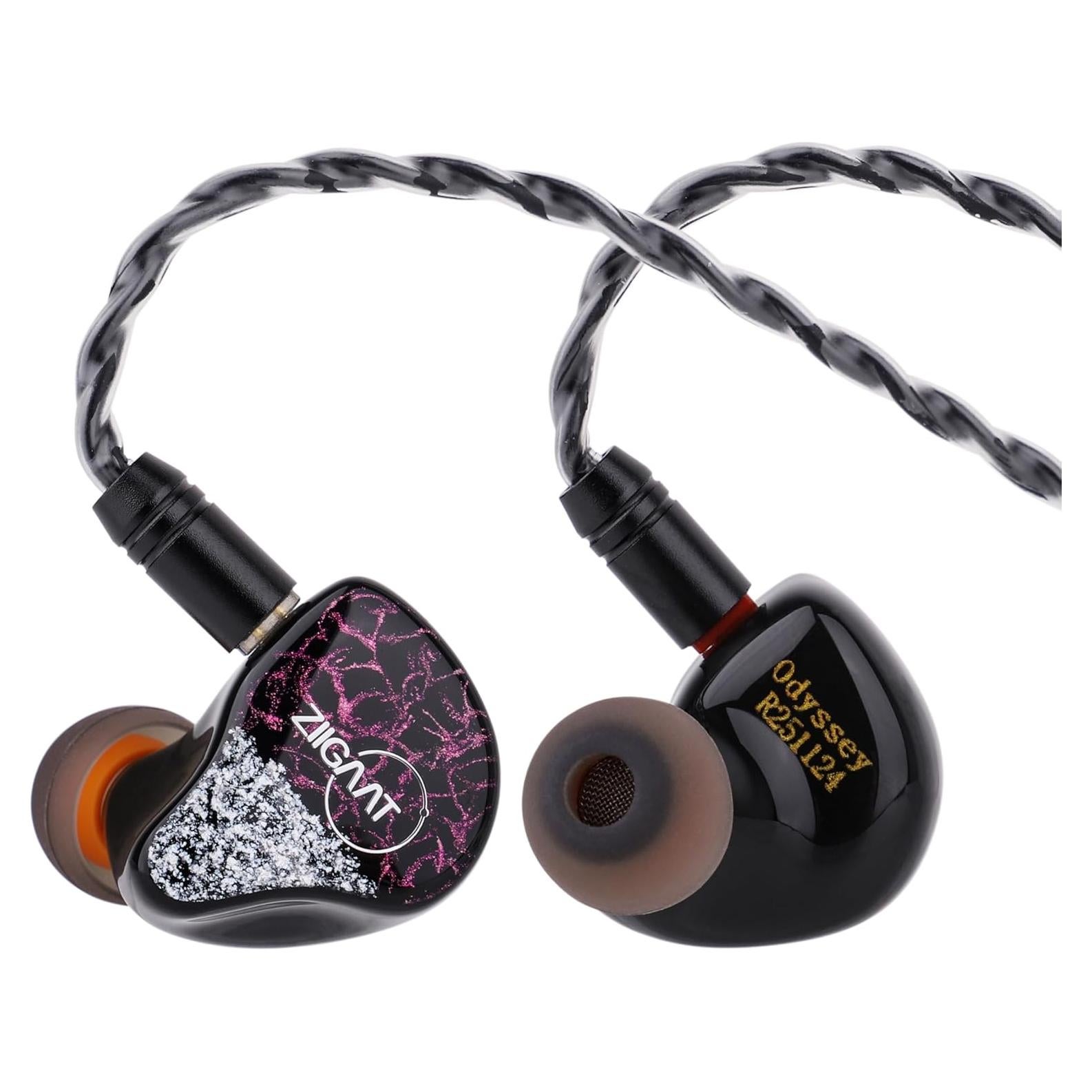 Auriculares In-Ear ZiiGaat Odyssey 1DD+3BA 10mm Gaming