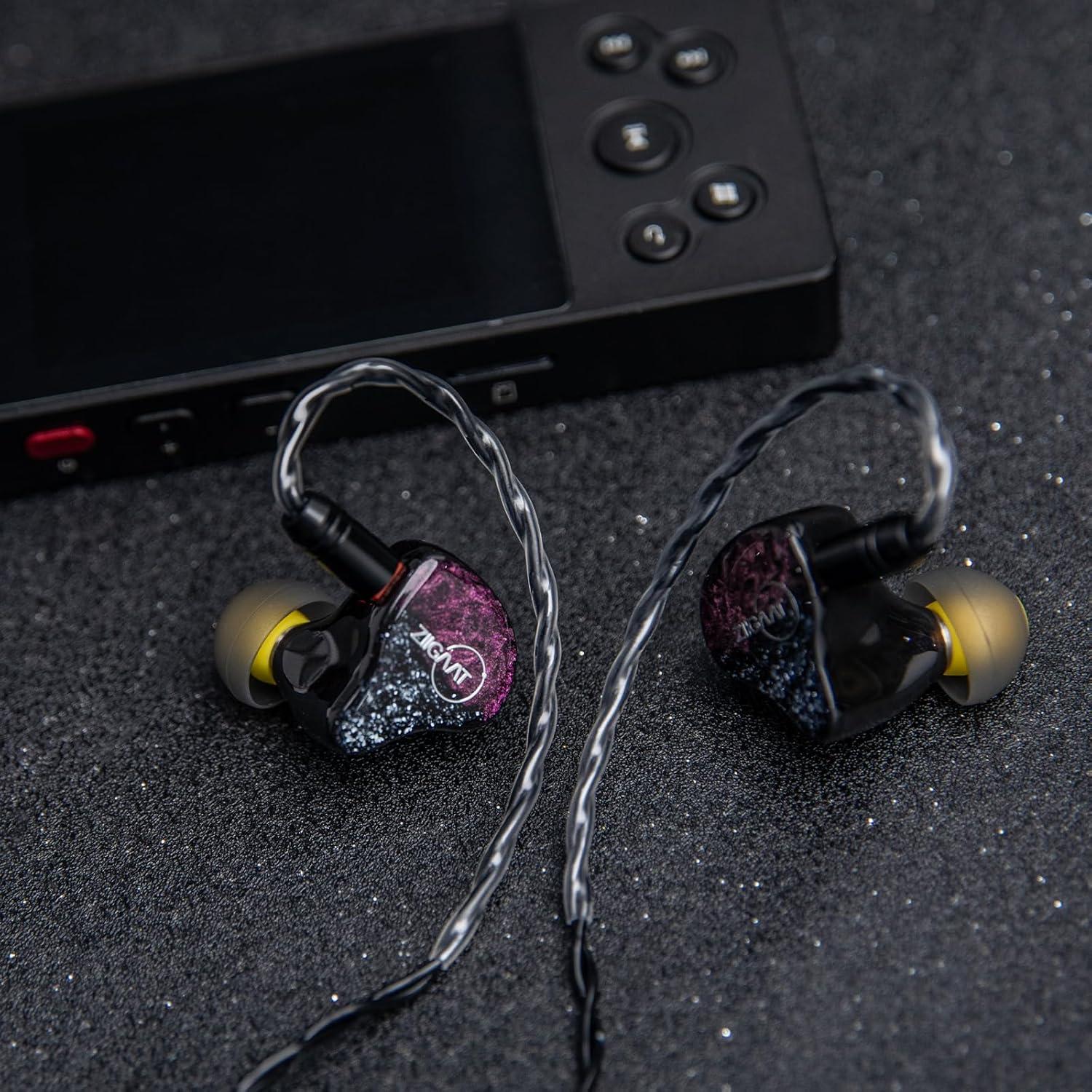 Auriculares In-Ear ZiiGaat Odyssey 1DD+3BA 10mm Gaming