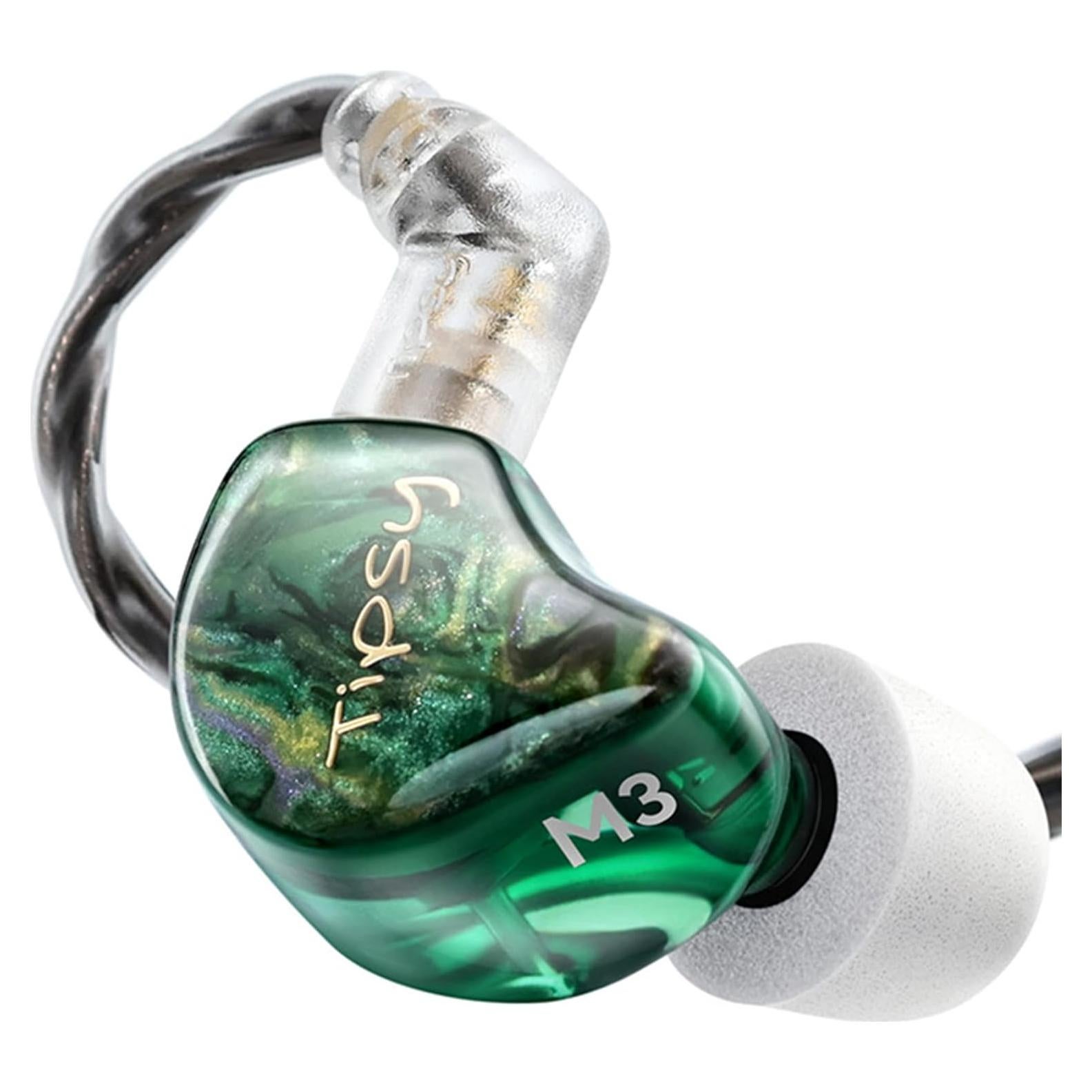 IEM Profesional Tipsy M3 Verde 2BA + 1DD, 36dB PNC