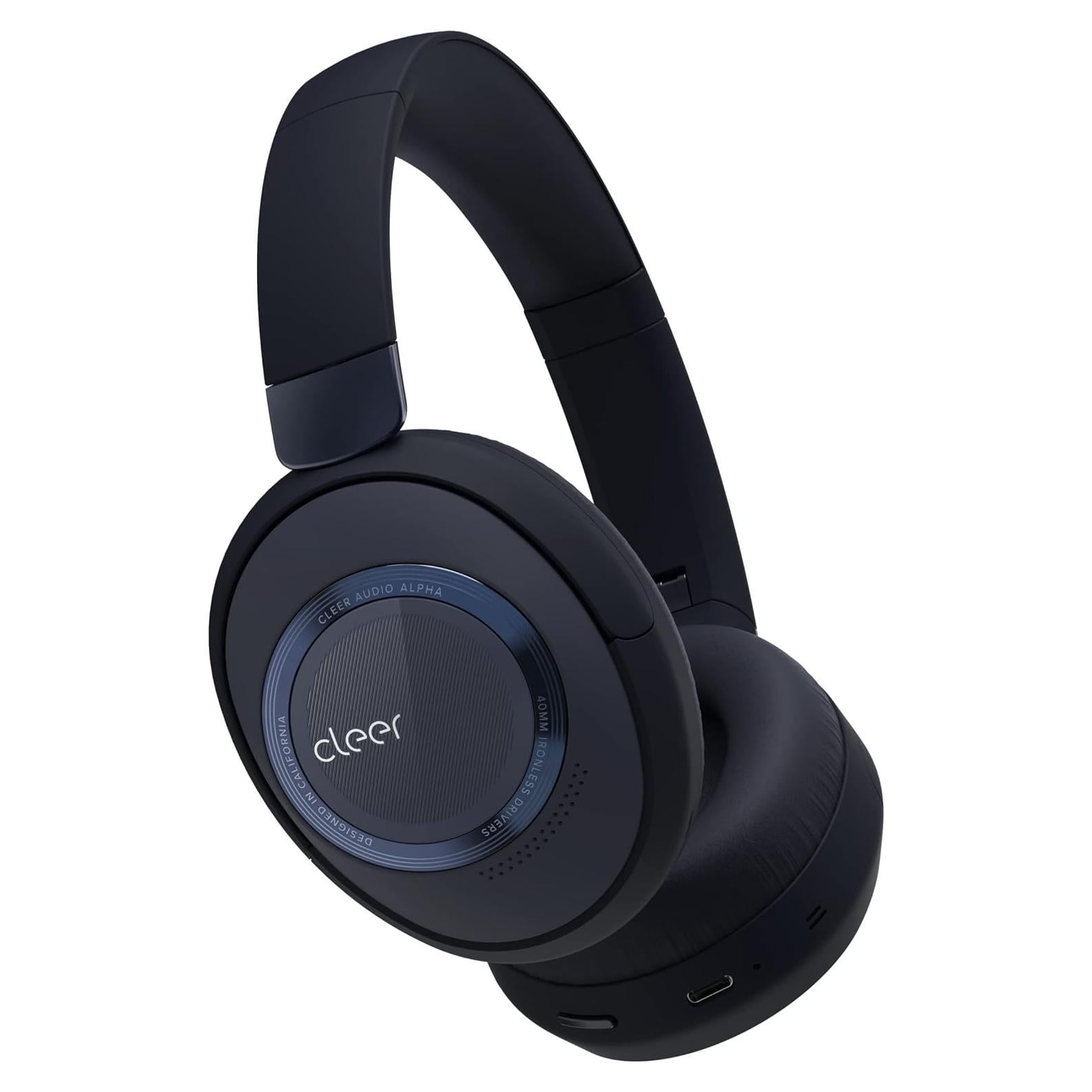 Auriculares Bluetooth Cleer Alpha ANC, 35h, Cancelación de Ruido