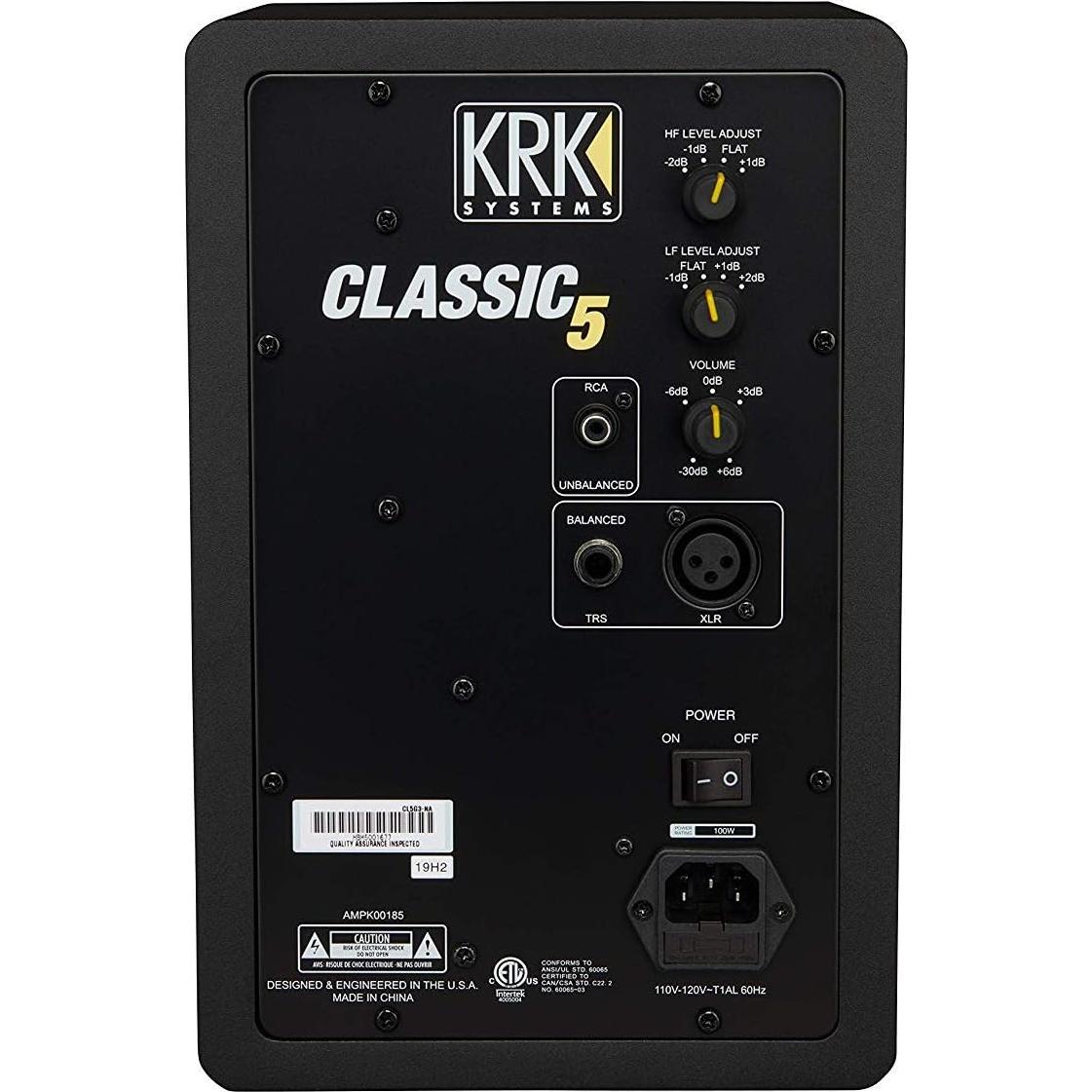 Monitores de Estudio KRK Classic 5 Bi-Amplificados 12.7 cm