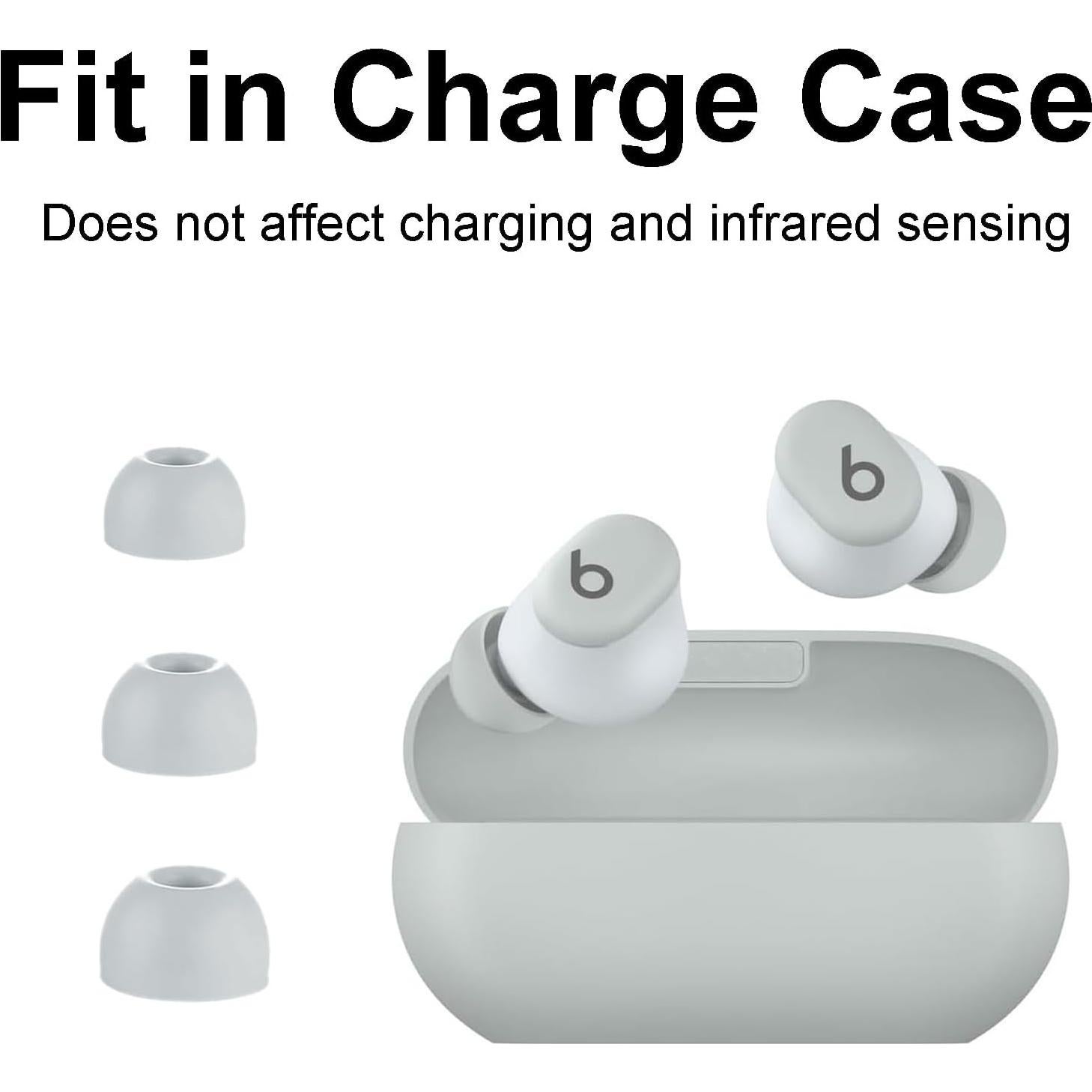 Puntas de oído A-Focus para Beats Solo Buds - 9 pares de silicona