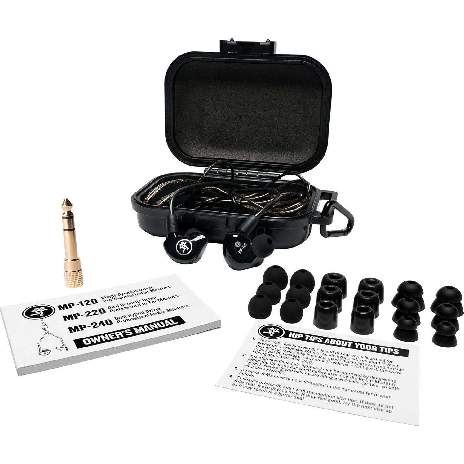 Auriculares In-Ear Mackie MP-220 BTA con Bluetooth y Doble Controlador