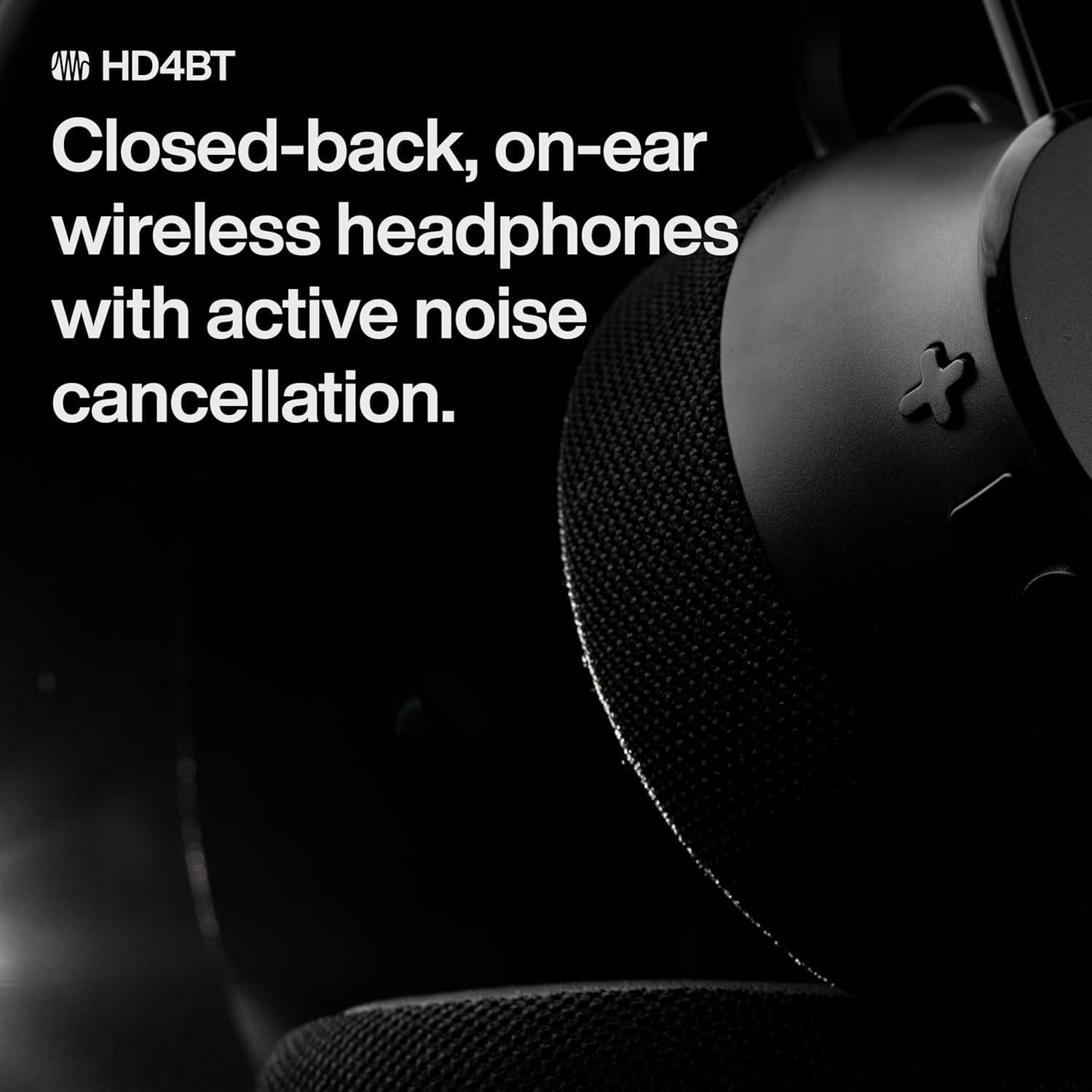 Auriculares Inalámbricos PreSonus HD4BT con ANC, 60h Batería