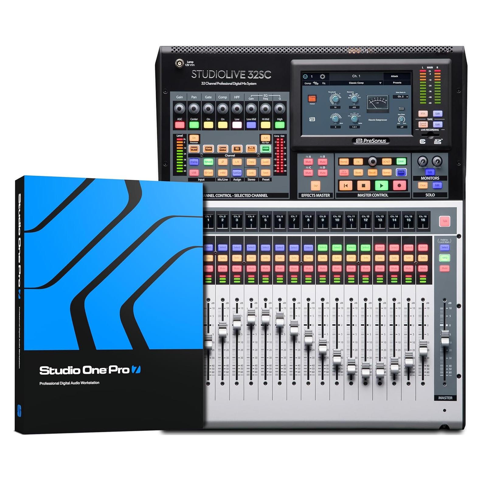 Mezclador Digital PreSonus StudioLive 32SC 32 Canales USB