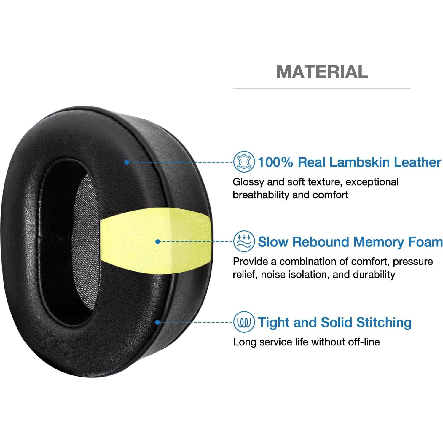 Almohadillas de Oído Voarmaks para Auriculares Audeze LCD