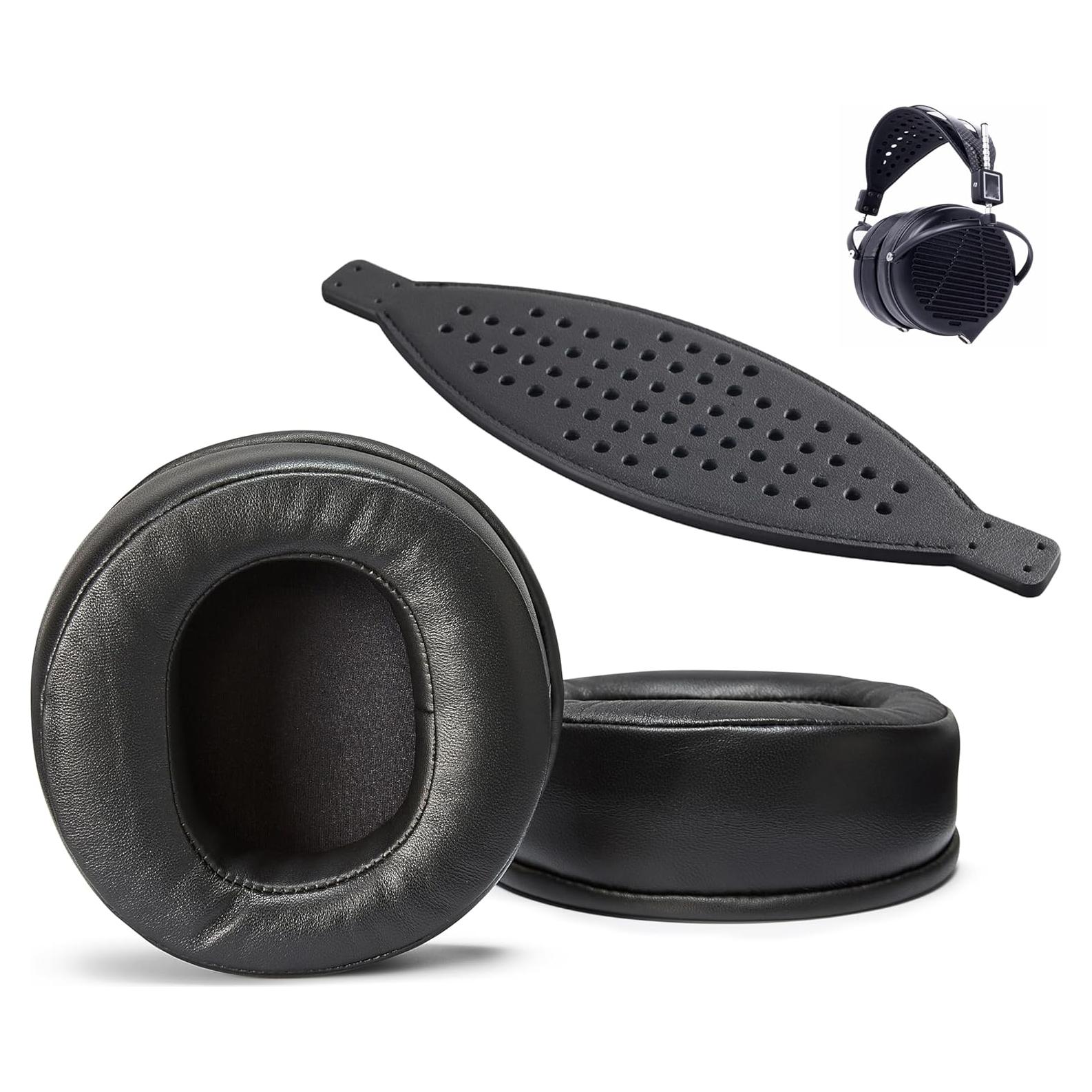 Almohadillas y Correa de Cuero AHG para Auriculares Audeze LCD