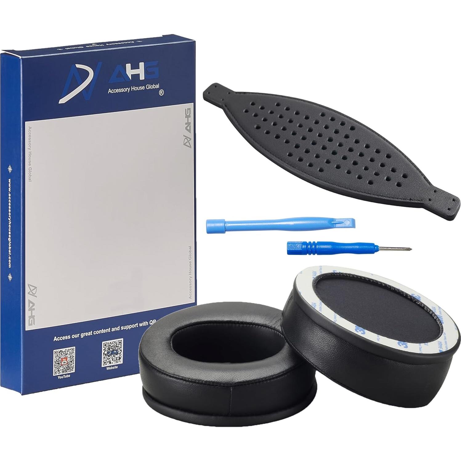 Almohadillas y Correa de Cuero AHG para Auriculares Audeze LCD