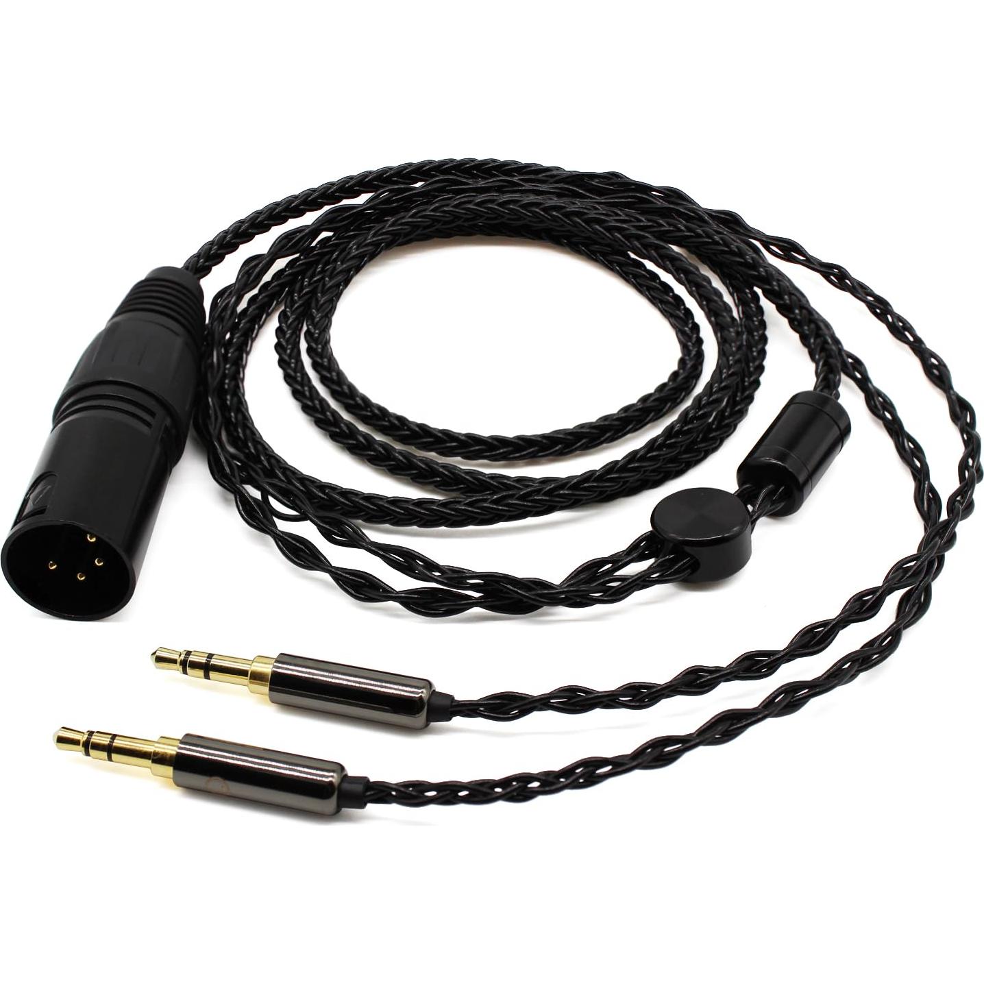 Cable Balanceado 4 Pines XLR Youkamoo 5m para Auriculares Hifiman