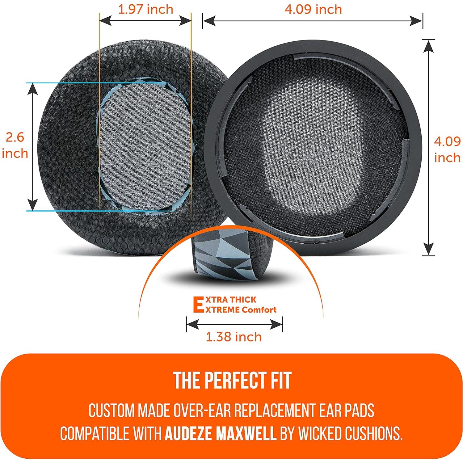 Kit de Modificación Audeze Maxwell - Almohadillas Gel + Banda Silicona