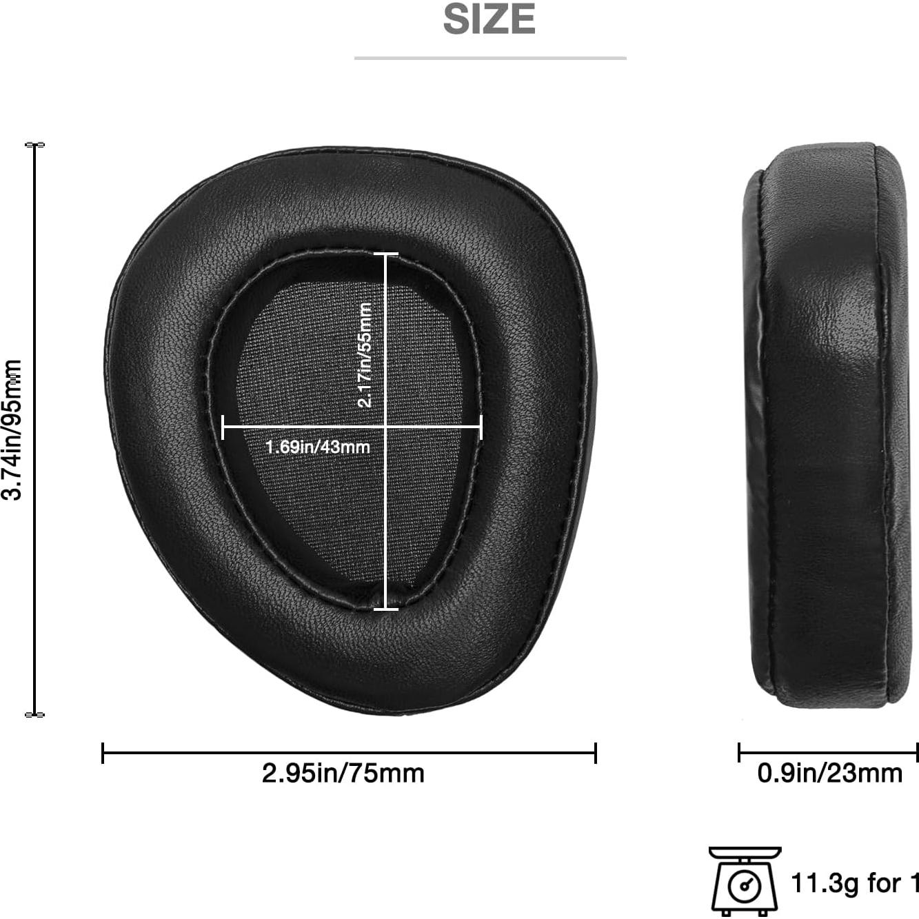 Almohadillas de Cuero de Oveja Voarmaks para Audeze Sine