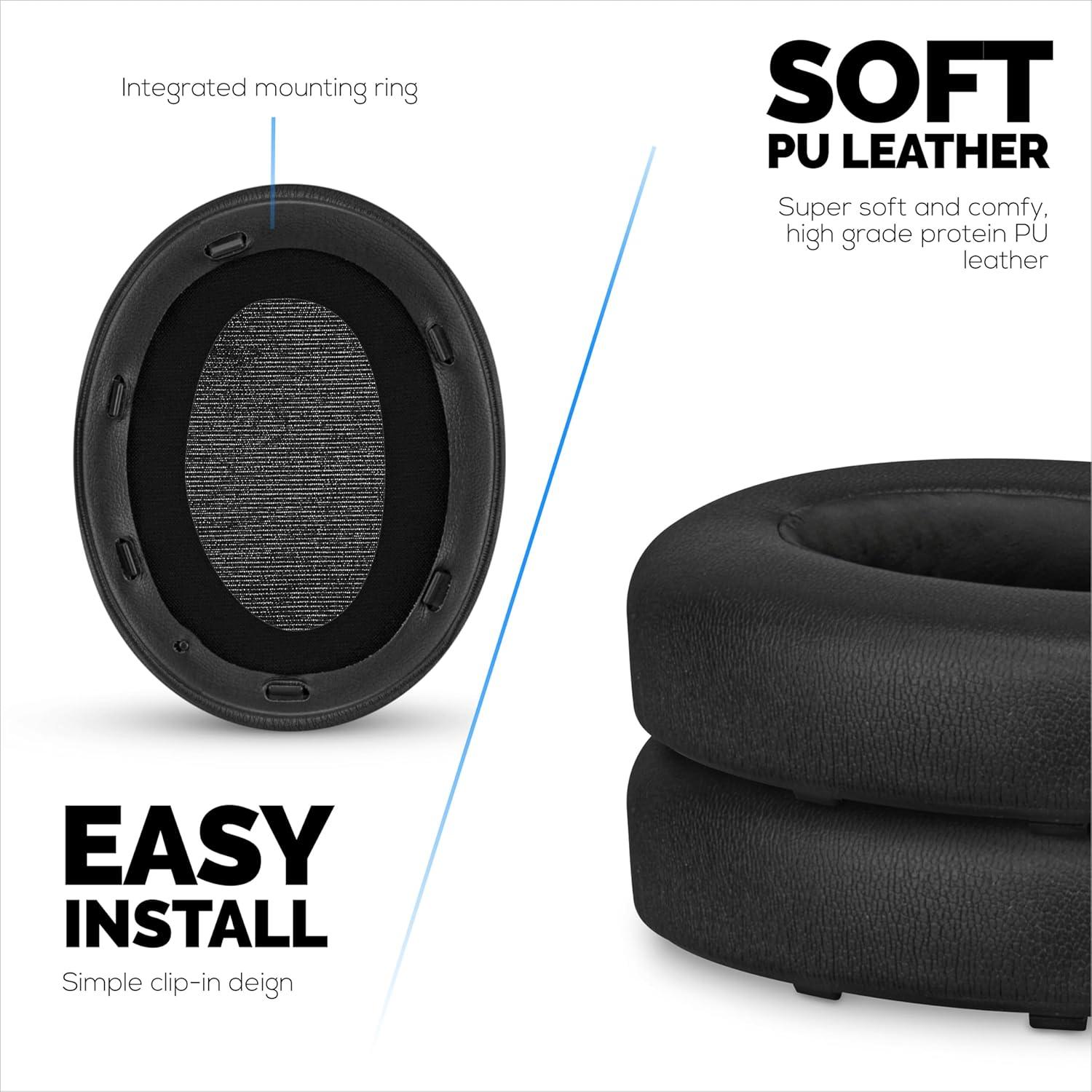 Almohadillas de Reemplazo Brainwavz para Sony WH-XB910N - PU Cuero