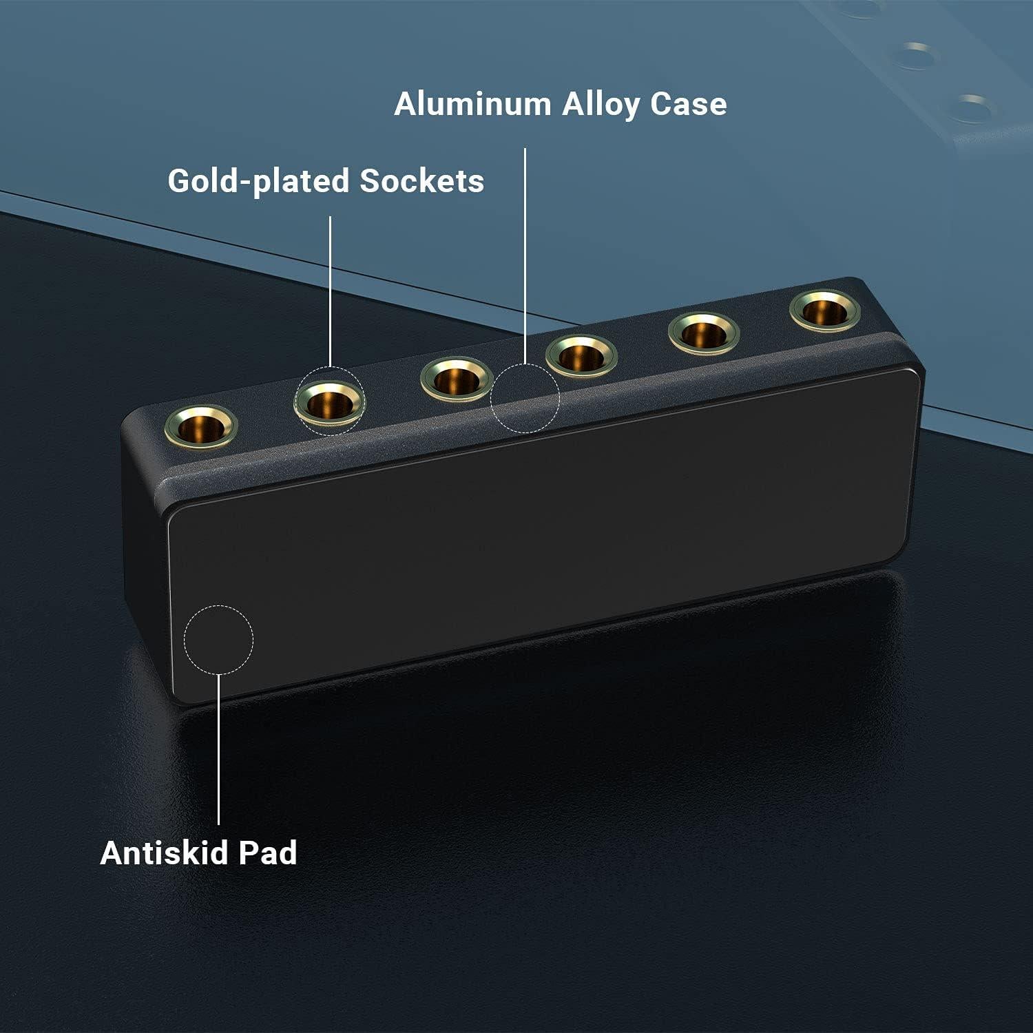 Divisor de Audio Pasivo Cubilux 6.35mm 5 Salidas Estéreo