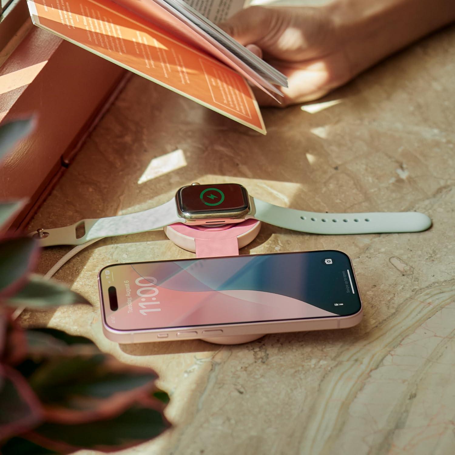 Cargador Inalámbrico Twelve South Butterfly SE 15W Rosa