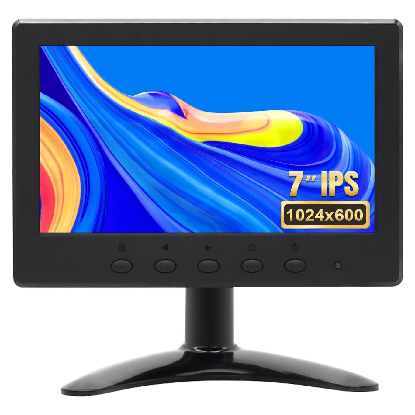 Monitor LCD 7" OSCY 1024x600 HDMI VGA AV BNC Control Remoto