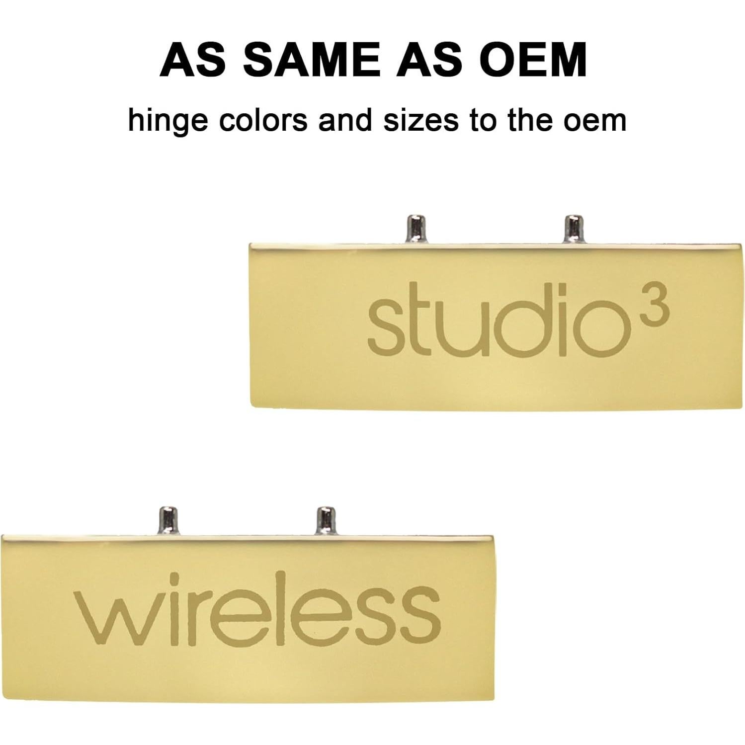Cabezal y bisagra de repuesto Adhiper para auriculares Beats Studio 3