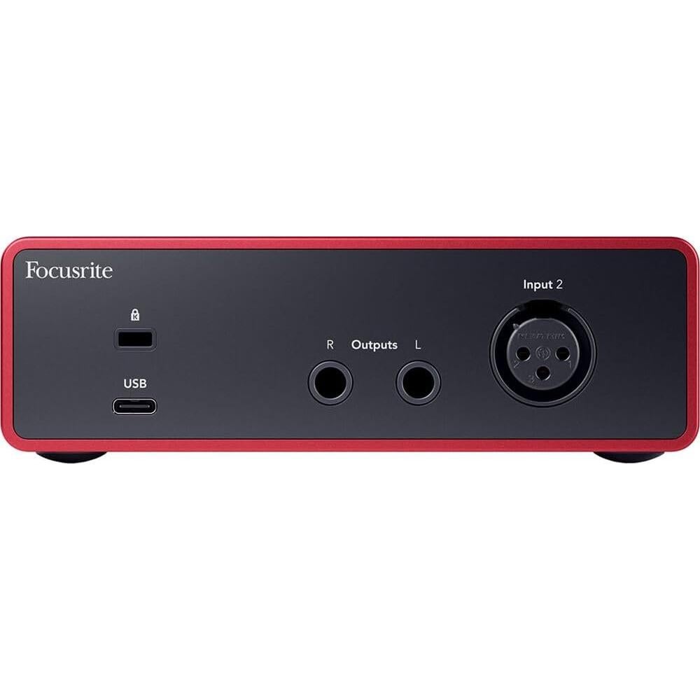 Paquete de grabación Focusrite Scarlett Solo 4G + Auriculares CANS50