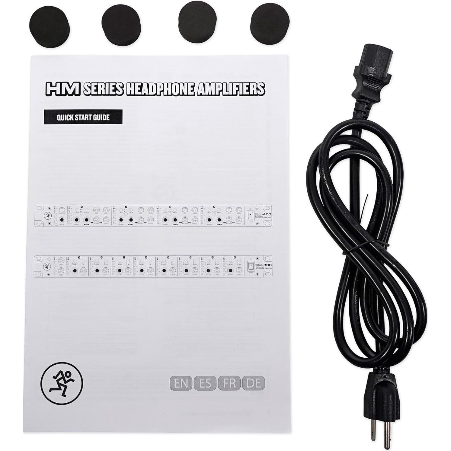 Amplificador de Auriculares Rackmount Mackie HM-400 4 Canales