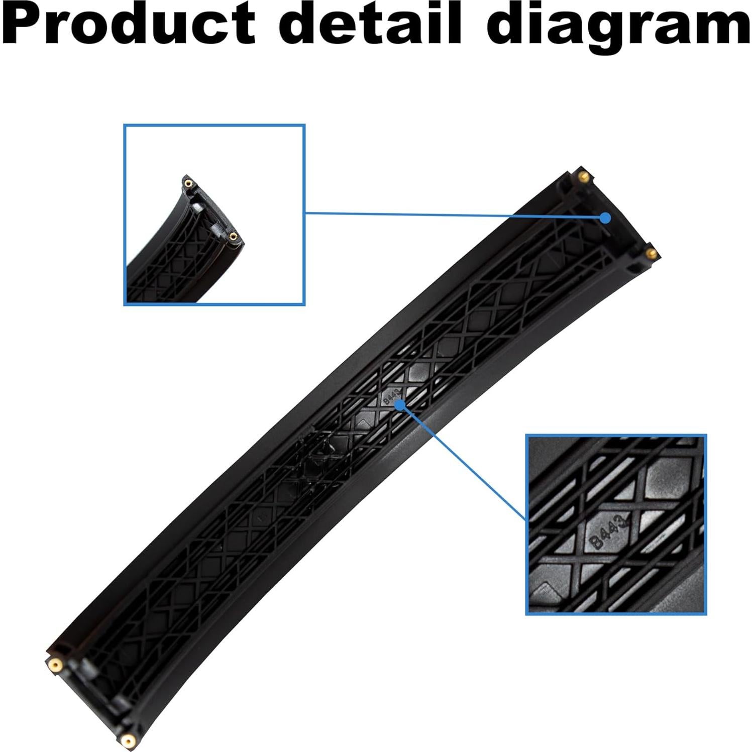 Diadema de Reemplazo ZORIVASTRA para Beats Studio 3 y 2 - Negro Mate