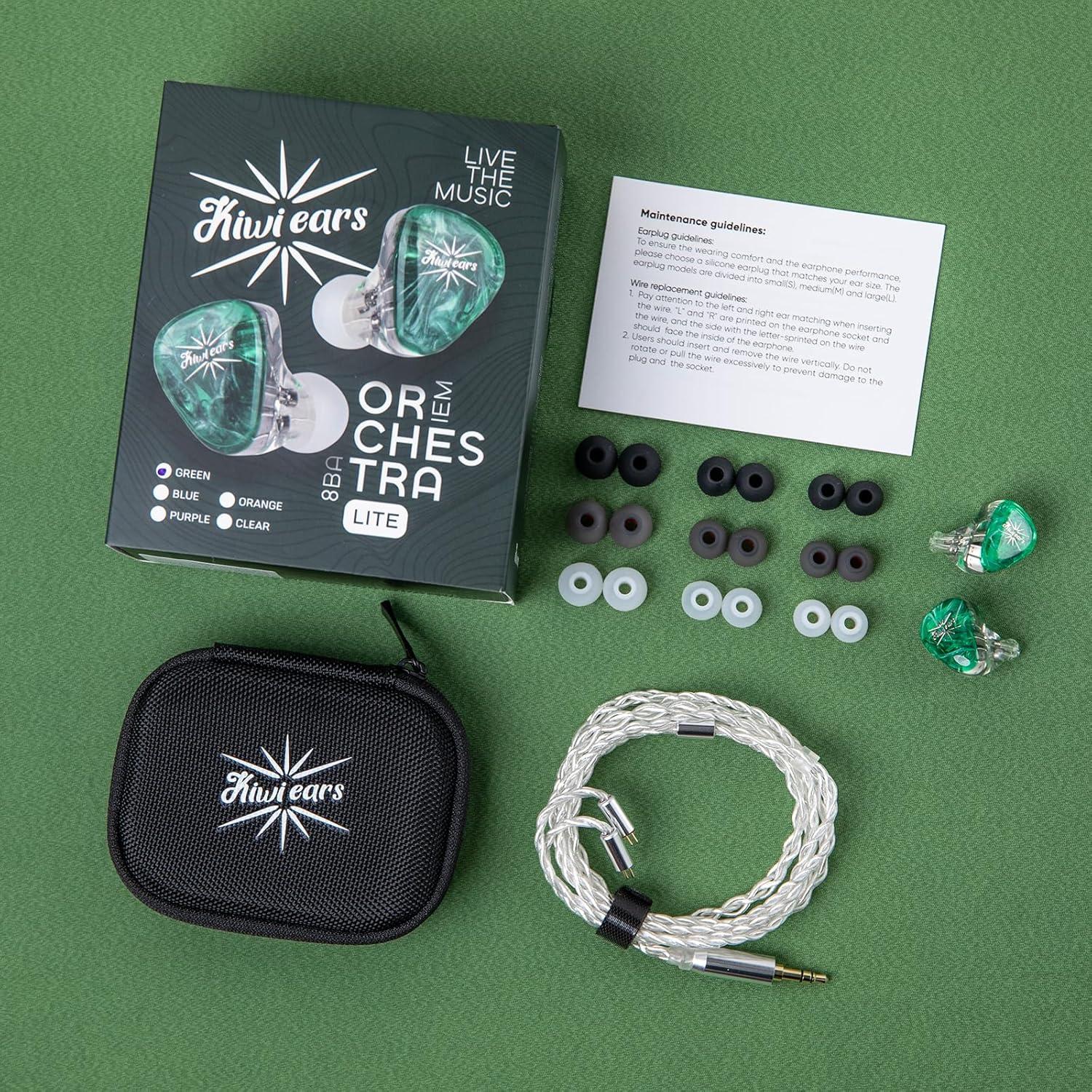 Auriculares In-Ear Kiwi Ears Orchestra Lite 8BA Verde