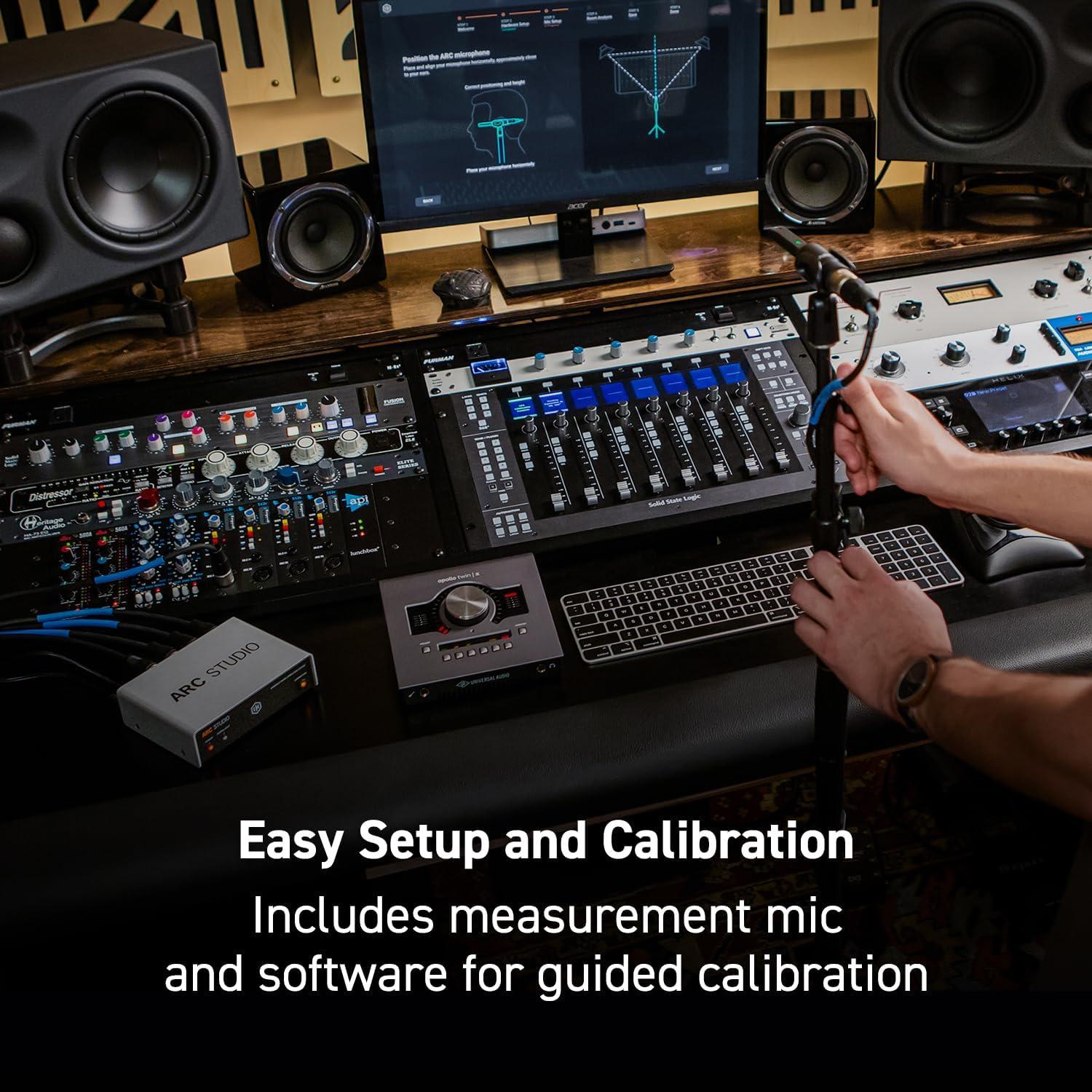 Sistema de Corrección de Sala IK Multimedia ARC Studio con Micrófono y Software